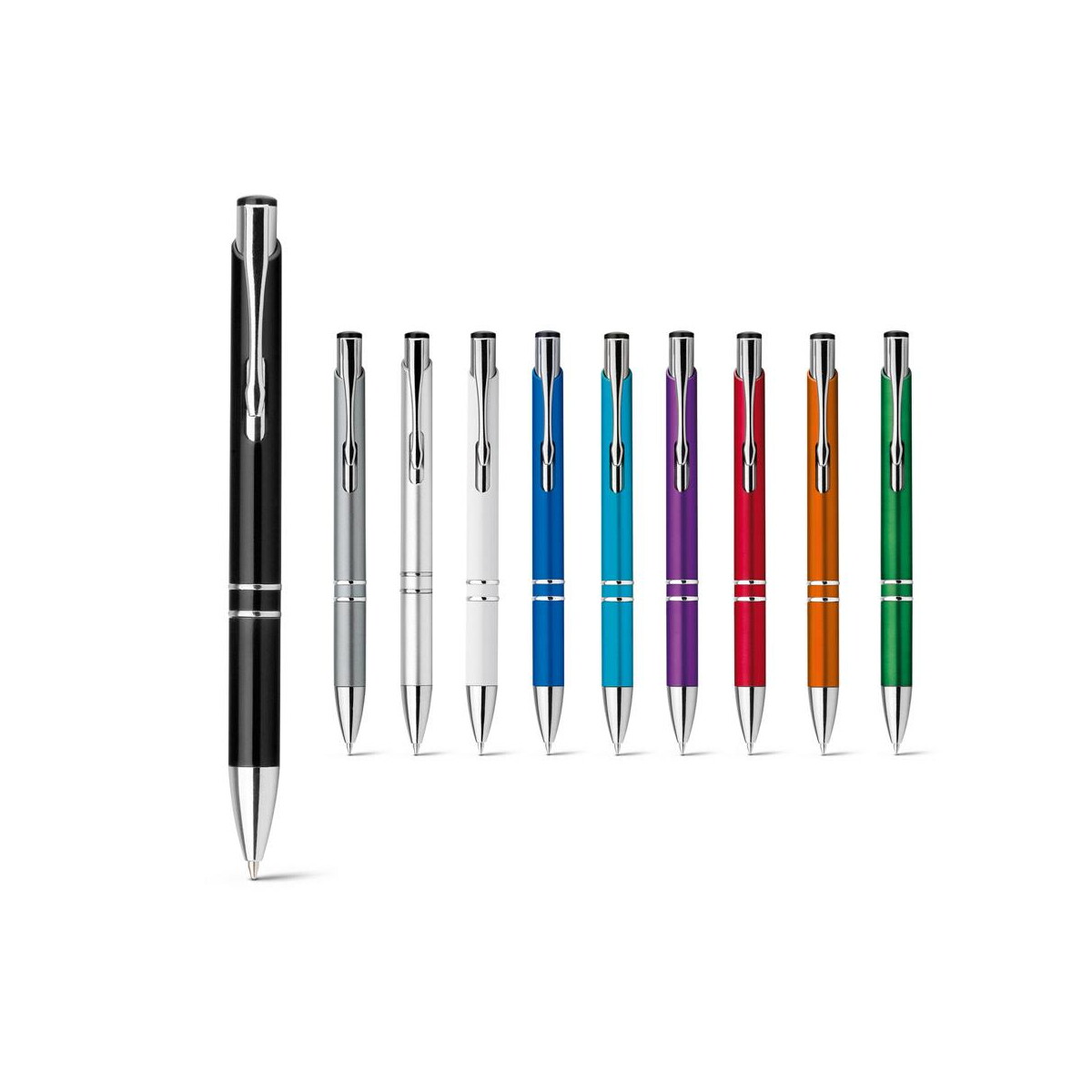 BETA PLASTIC. Długopis wykonany z ABS z metalowym klipem 81182_set