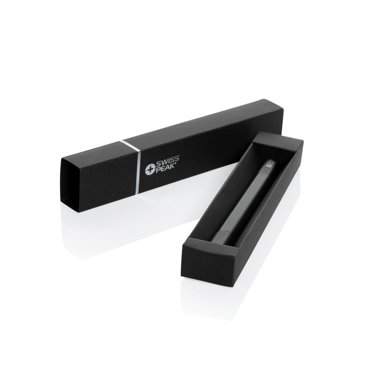 Długopisy plastikowe z logo – długopis 2 w 1 swiss peak storm, aluminium z recyklingu P611.251__P_500 Długopis 2 w 1 Swiss Peak Storm, aluminium z recyklingu P611.251__P_500