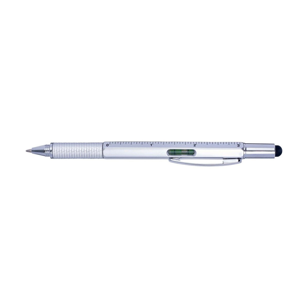 Długopisy wielofunkcyjne z logo – długopis wielofunkcyjny, linijka, poziomica, touch pen V1919-32_AAA06 Długopis wielofunkcyjny, linijka, poziomica, touch pen V1919-32_AAA06