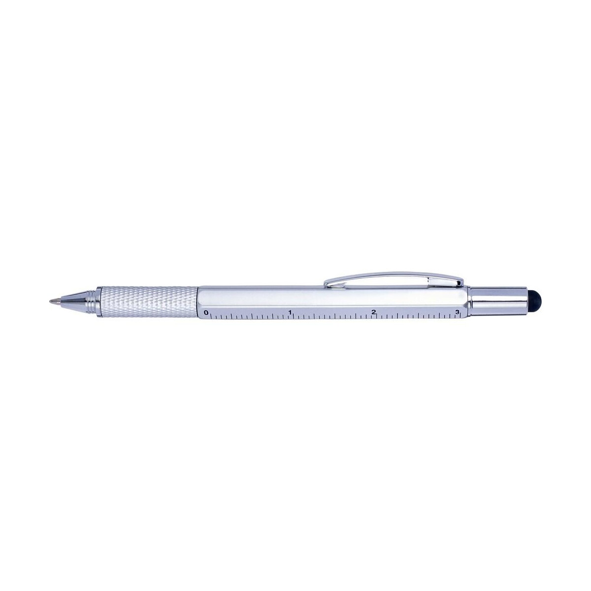 Długopisy wielofunkcyjne z logo – długopis wielofunkcyjny, linijka, poziomica, touch pen V1919-32_IBR01 Długopis wielofunkcyjny, linijka, poziomica, touch pen V1919-32_IBR01