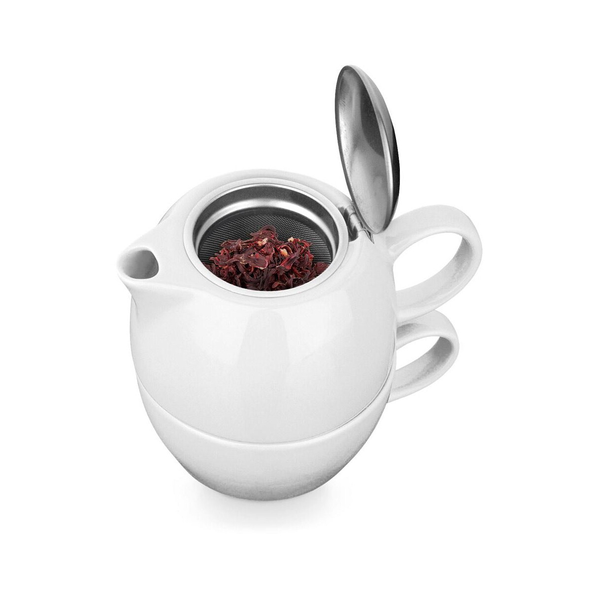 Dzbanki z logo – cole. porcelany zestaw do herbaty 2 w 1 93805_106-d COLE. Porcelany zestaw do herbaty 2 w 1 93805_106-d