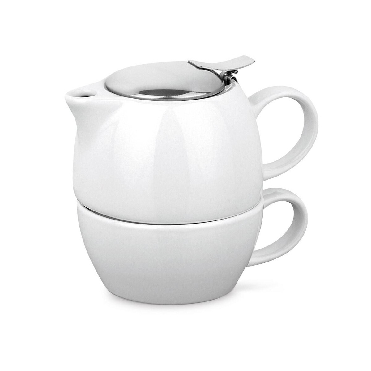 Dzbanki z logo – cole. porcelany zestaw do herbaty 2 w 1 93805_106 COLE. Porcelany zestaw do herbaty 2 w 1 93805_106