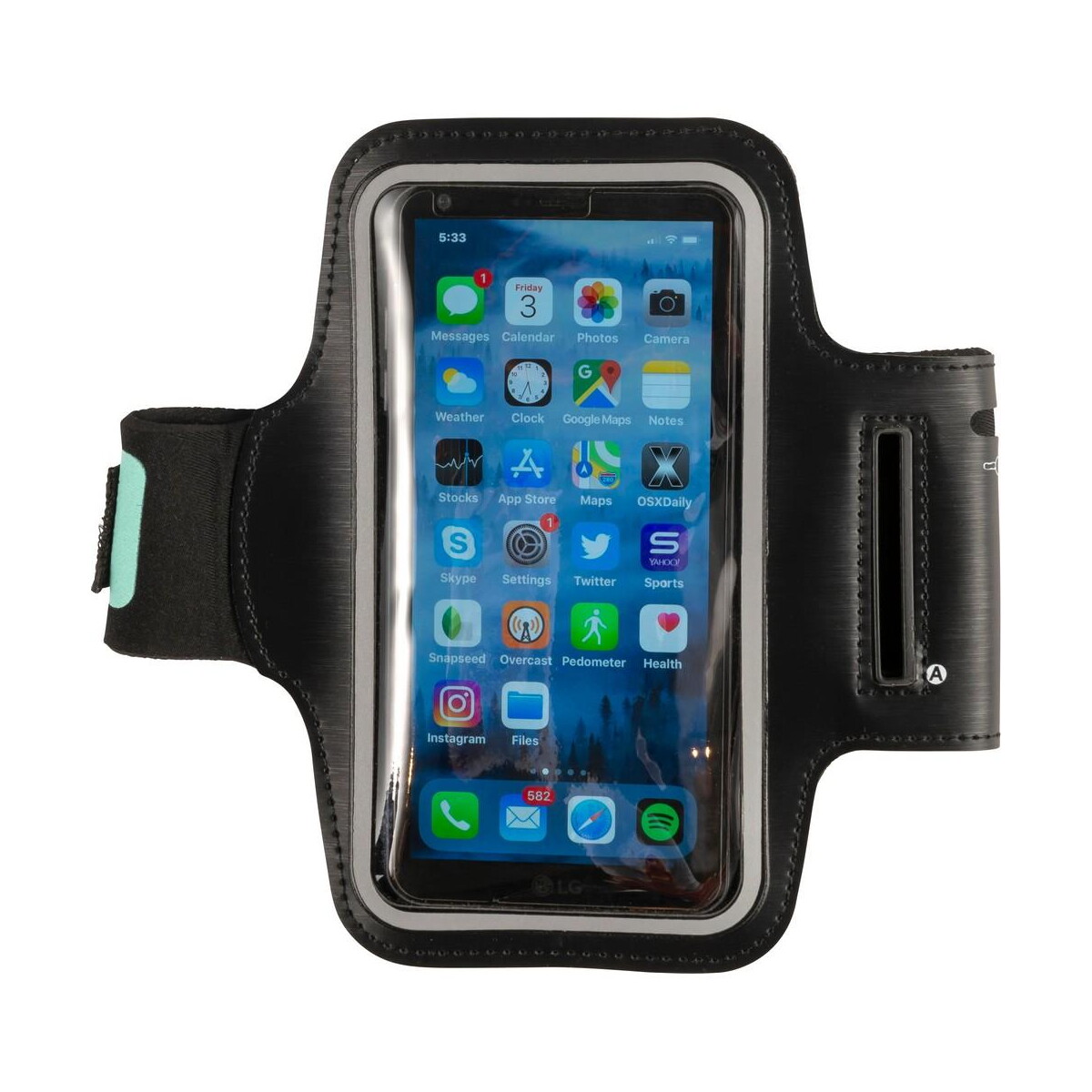 Etui na telefon z logo – opaska na ramię, etui na telefon V7336-03_AAA07 Opaska na ramię, etui na telefon V7336-03_AAA07