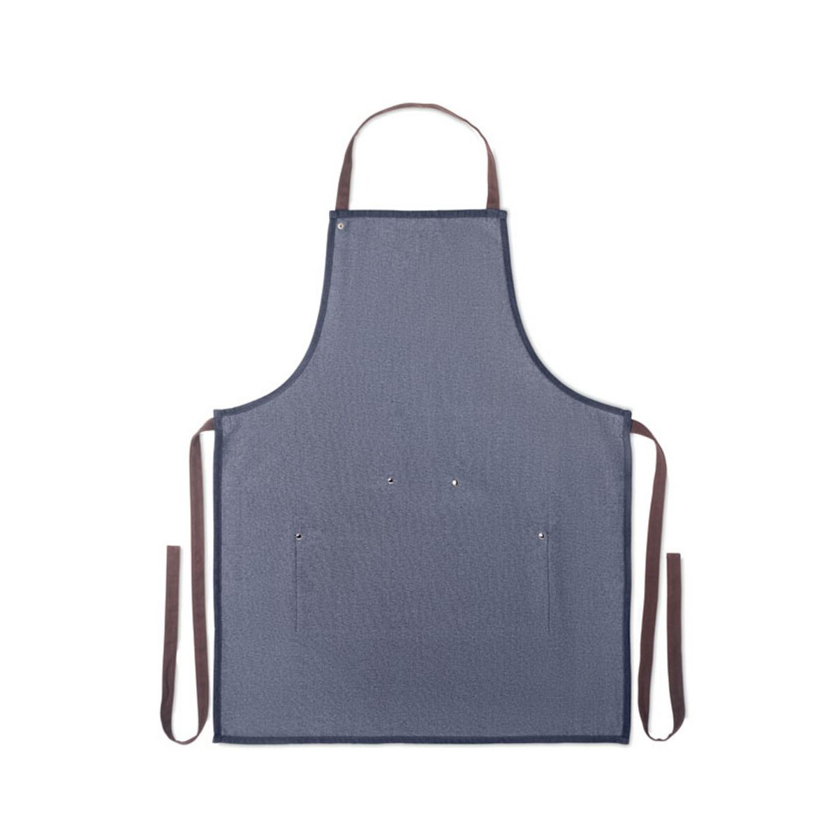 Fartuchy z logo – fartuch dżinsowy 240 gr/m² denipur mo6264-04-open Fartuch dżinsowy 240 gr/m² DENIPUR mo6264-04-open