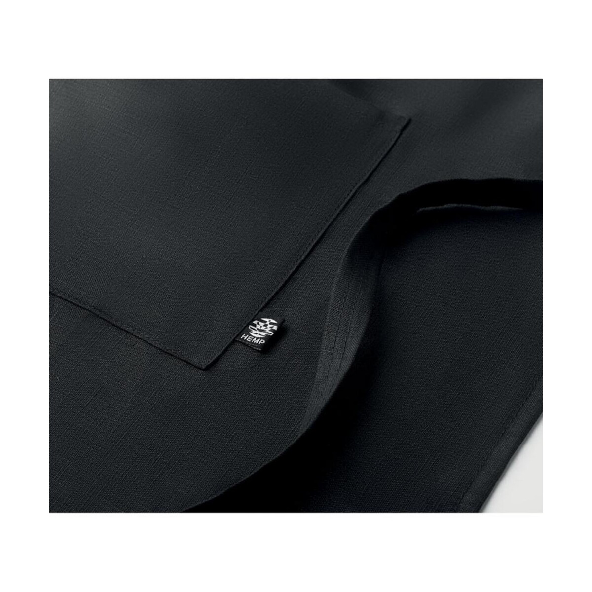 Fartuchy z logo – fartuch regulowany z konopi naima apron mo6164-03-detail Fartuch regulowany z konopi NAIMA APRON mo6164-03-detail
