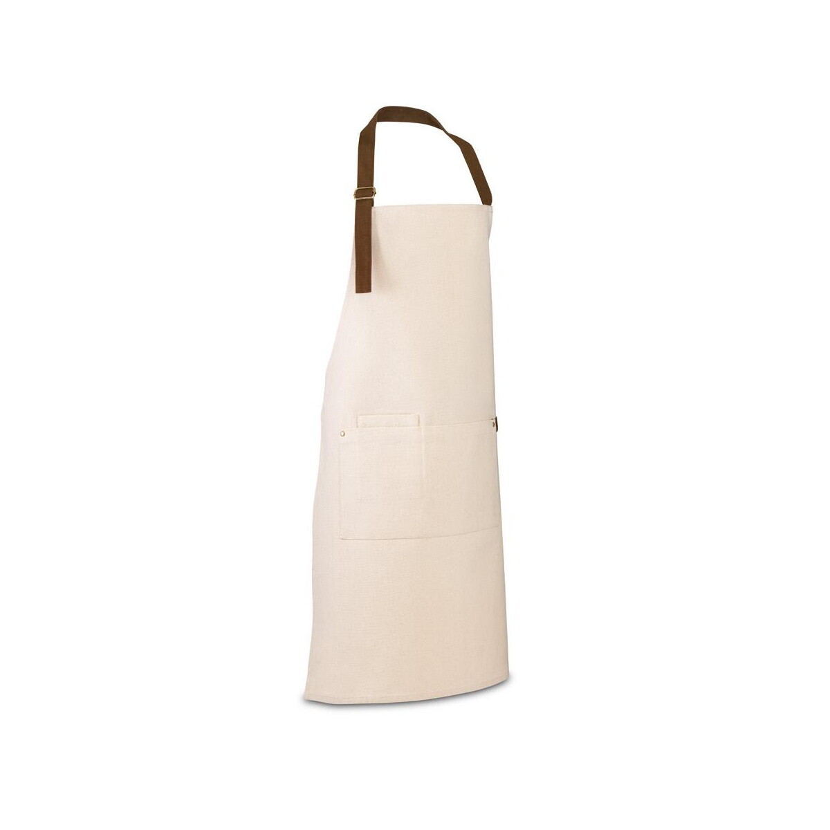 Fartuchy z logo – holm. fartuch z płótna 100% bawełny (320 g/m²) z metalowymi detalami 99815_150 HOLM. Fartuch z płótna 100% bawełny (320 g/m²) z metalowymi detalami 99815_150