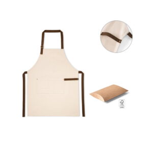 HOLM. Fartuch z płótna 100% bawełny (320 g/m²) z metalowymi detalami 99815_set