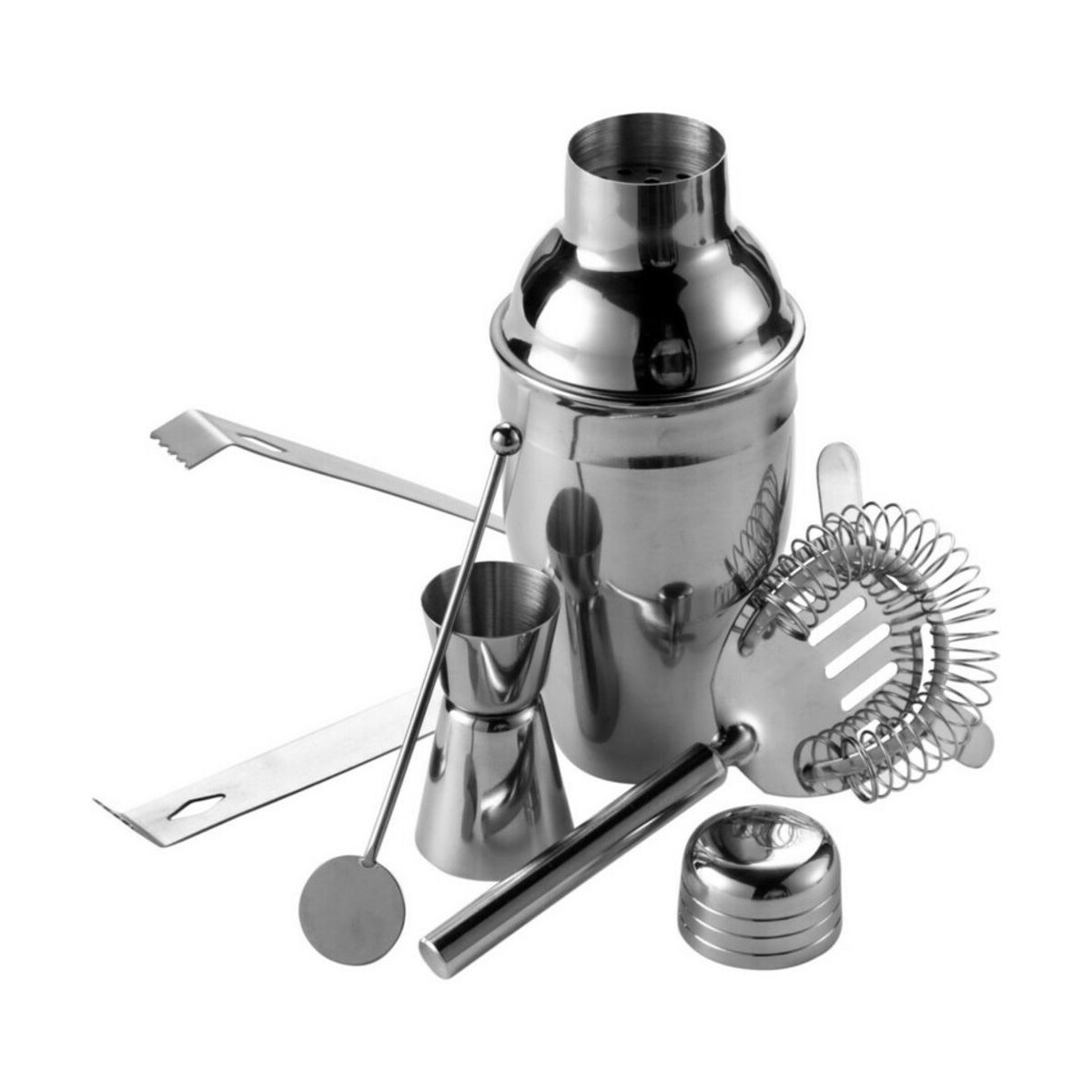 Zestaw do koktajli, shaker, szczypce do lodu, łyżka V5488-32_AAA01
