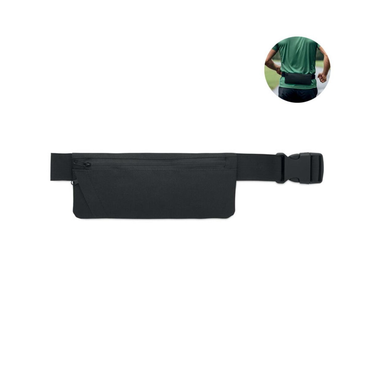 Sportowa saszetka 600D RPET MODERATE mo2945-03