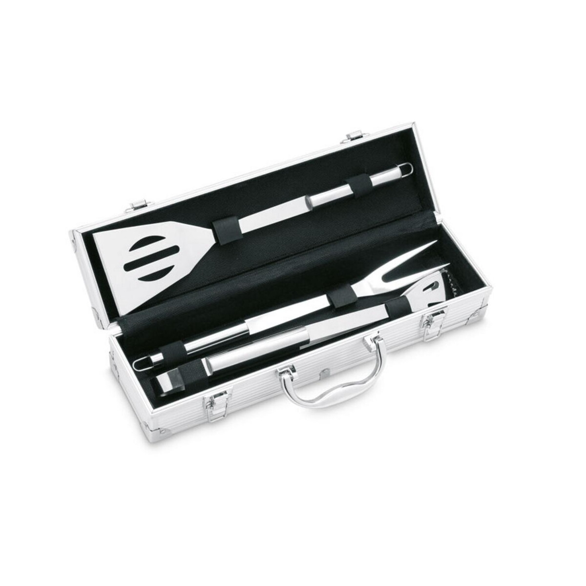 Gadżety do grilla z logo – aluminiowa walizka do barbecue asador it3475-14 Aluminiowa walizka do barbecue ASADOR it3475-14