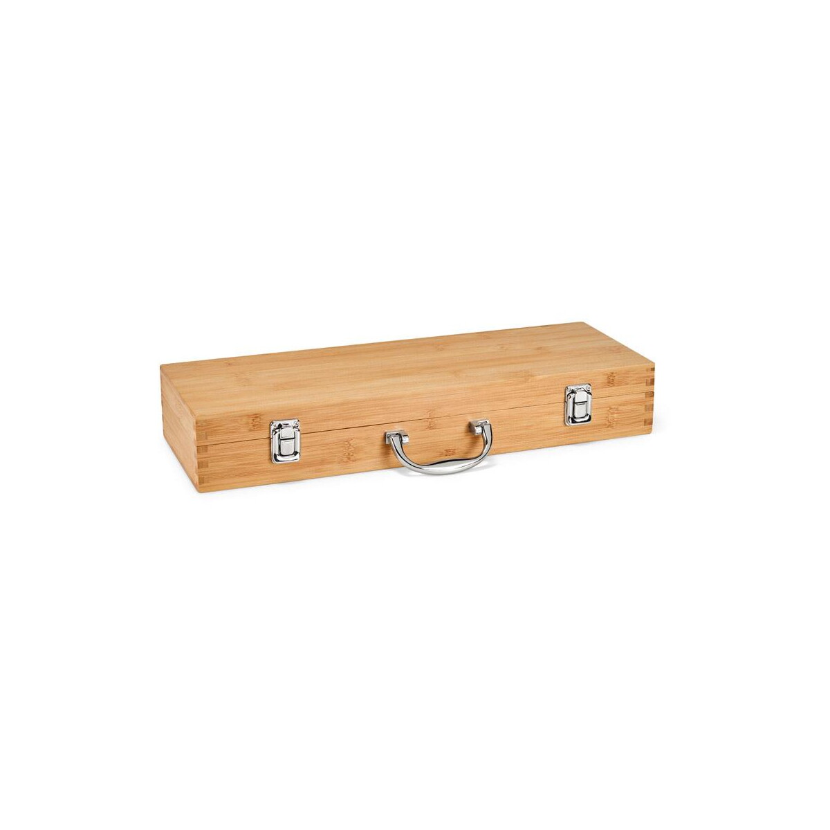 Gadżety do grilla z logo – kabsa. zestaw do grillowania dostarczany w bambusowym etui 53844_160-box KABSA. Zestaw do grillowania dostarczany w bambusowym etui 53844_160-box