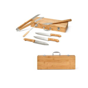 KABSA. Zestaw do grillowania dostarczany w bambusowym etui 53844_set