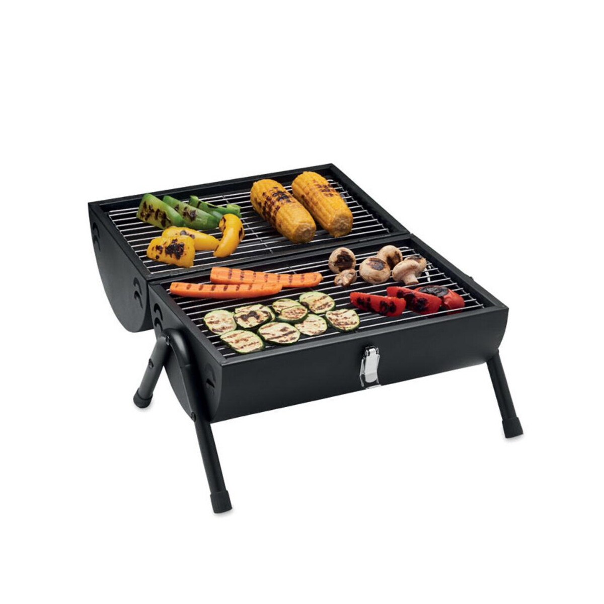 Gadżety do grilla z logo – przenośny grill z kominem chimey mo2160-03-back Przenośny grill z kominem CHIMEY mo2160-03-back