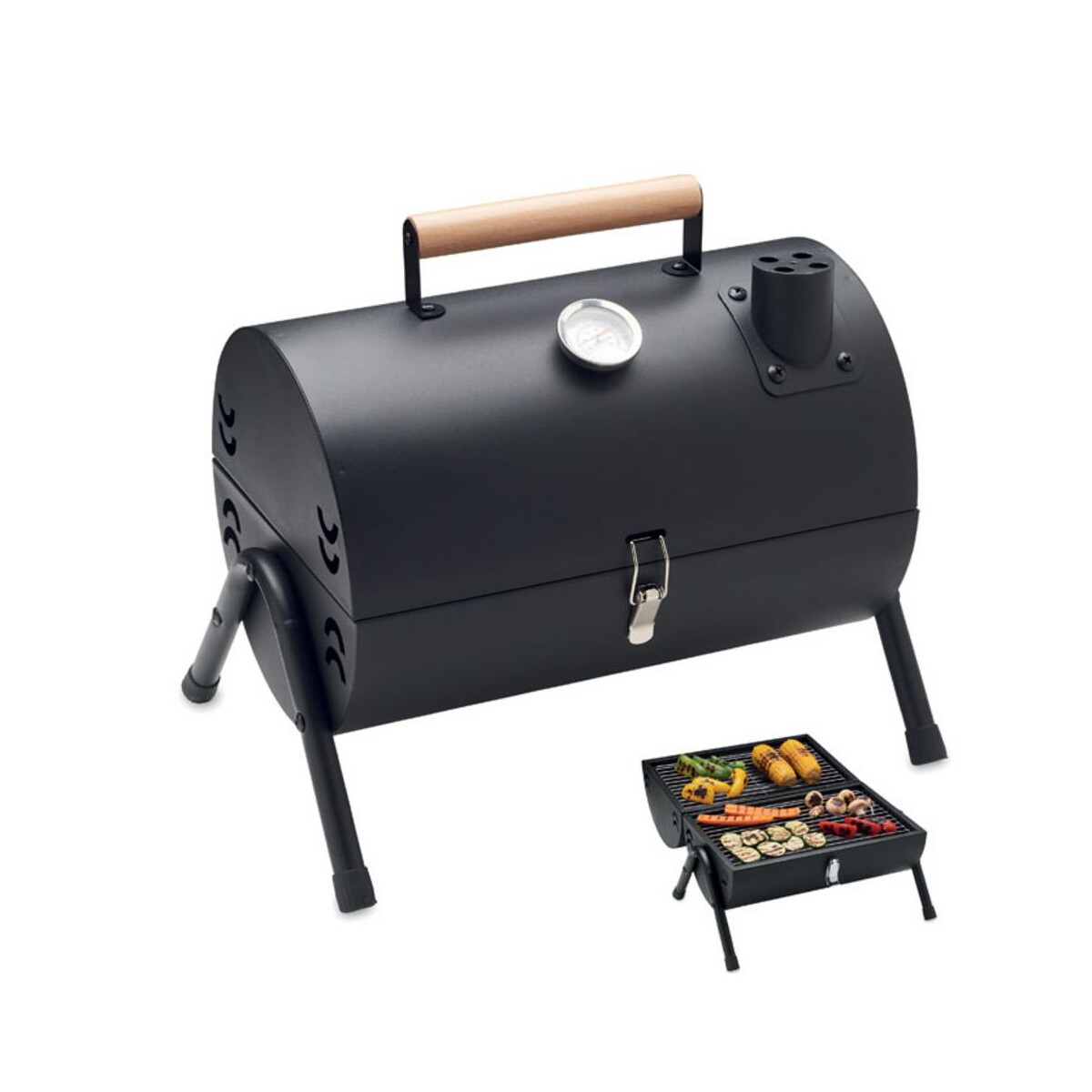 Przenośny grill z kominem CHIMEY mo2160-03