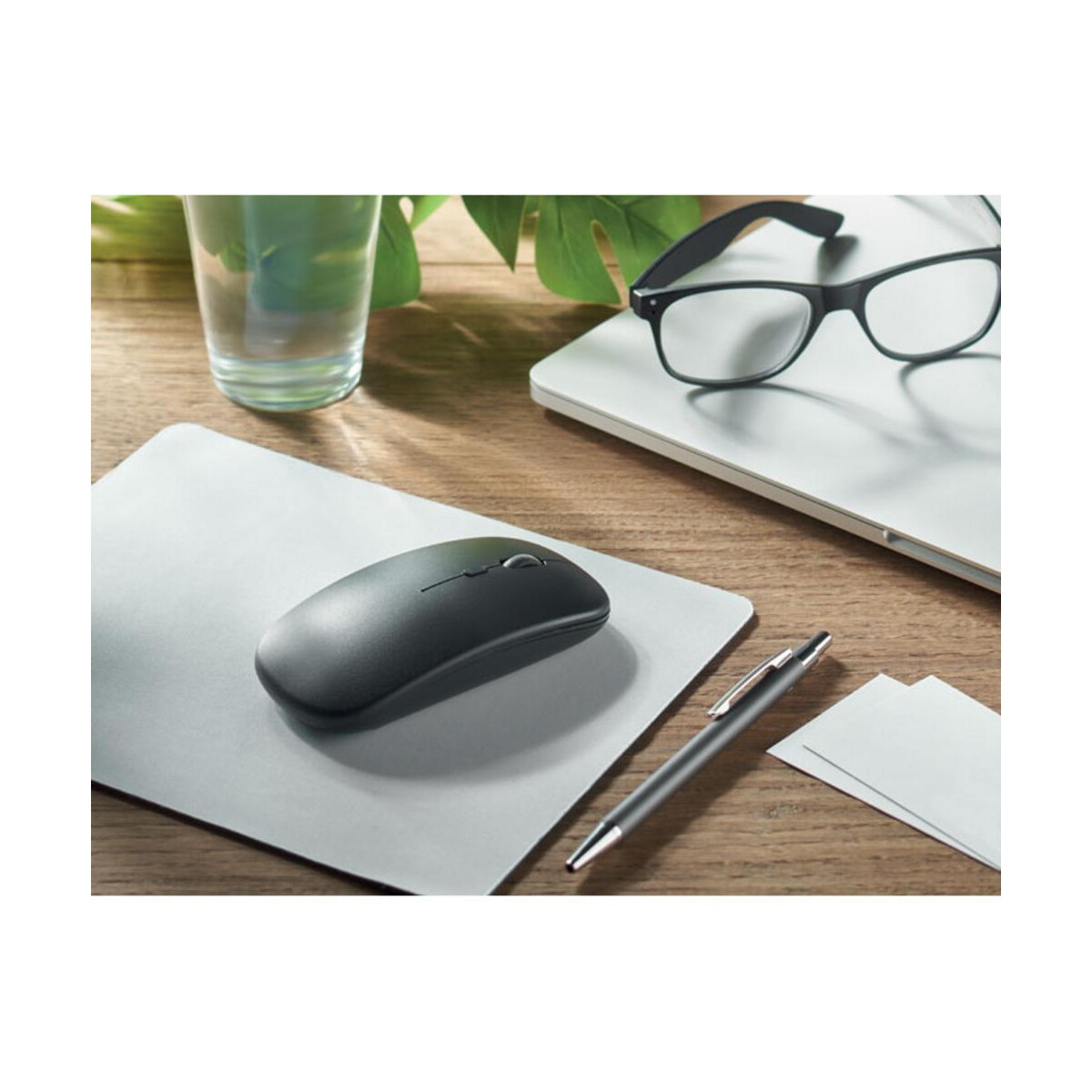 Gadżety do komputera z logo – mysz bezprzewodowa curvy c mo2222-03-ambiant Mysz bezprzewodowa CURVY C mo2222-03-ambiant