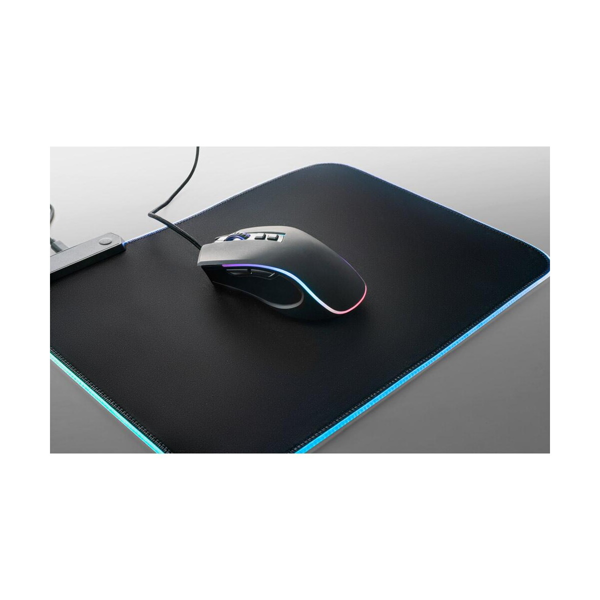 Gadżety do komputera z logo – thorne mouse rgb. mysz do gier z kablem o długości 1.5 m i oświetleniem led rgb z abs 97133_103-d THORNE MOUSE RGB. Mysz do gier z kablem o długości 1.5 m i oświetleniem LED RGB z ABS 97133_103-d