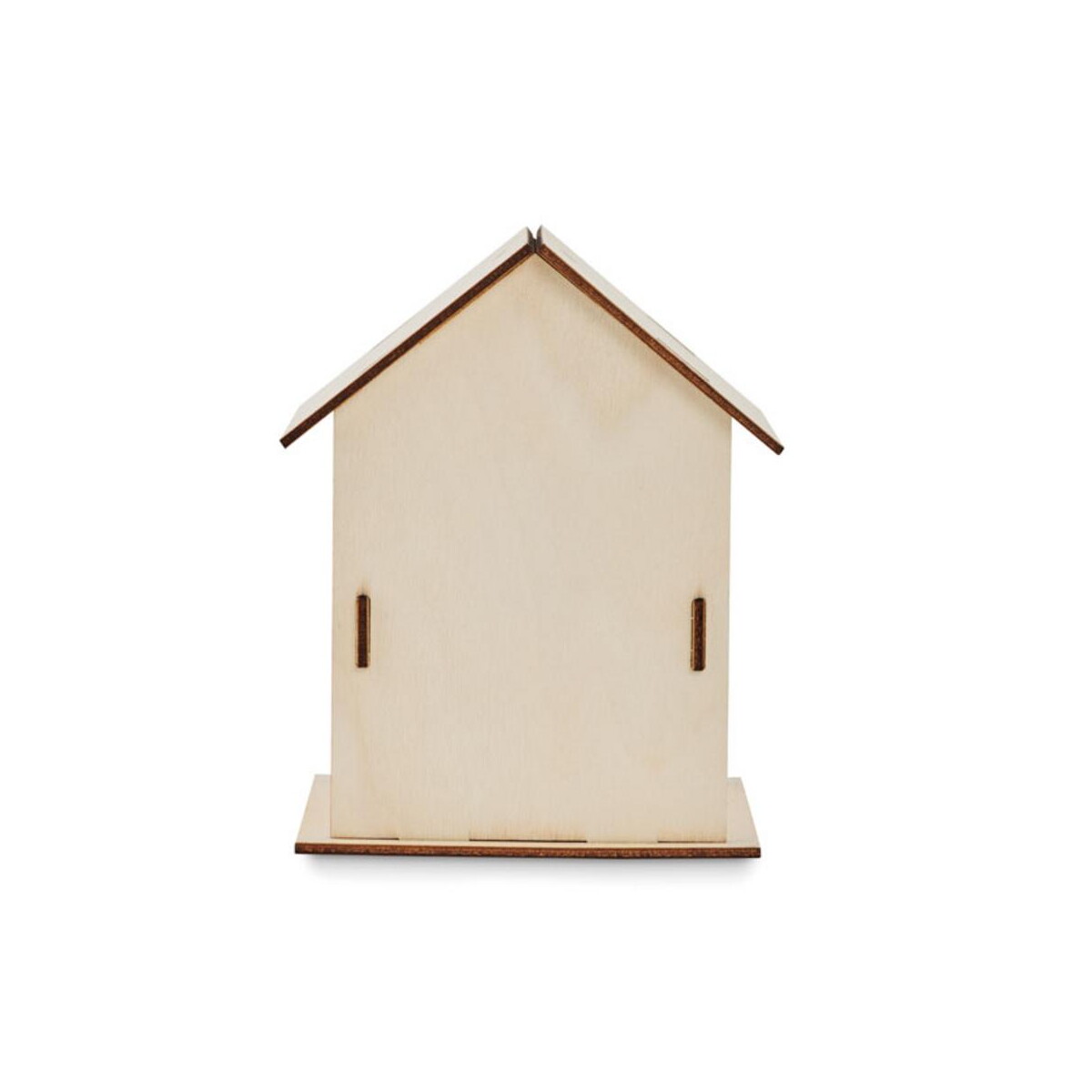Gadżety do ogrodu z logo – drewniany domek dla ptaków diy painthouse mo2130-40-back Drewniany domek dla ptaków DIY PAINTHOUSE mo2130-40-back