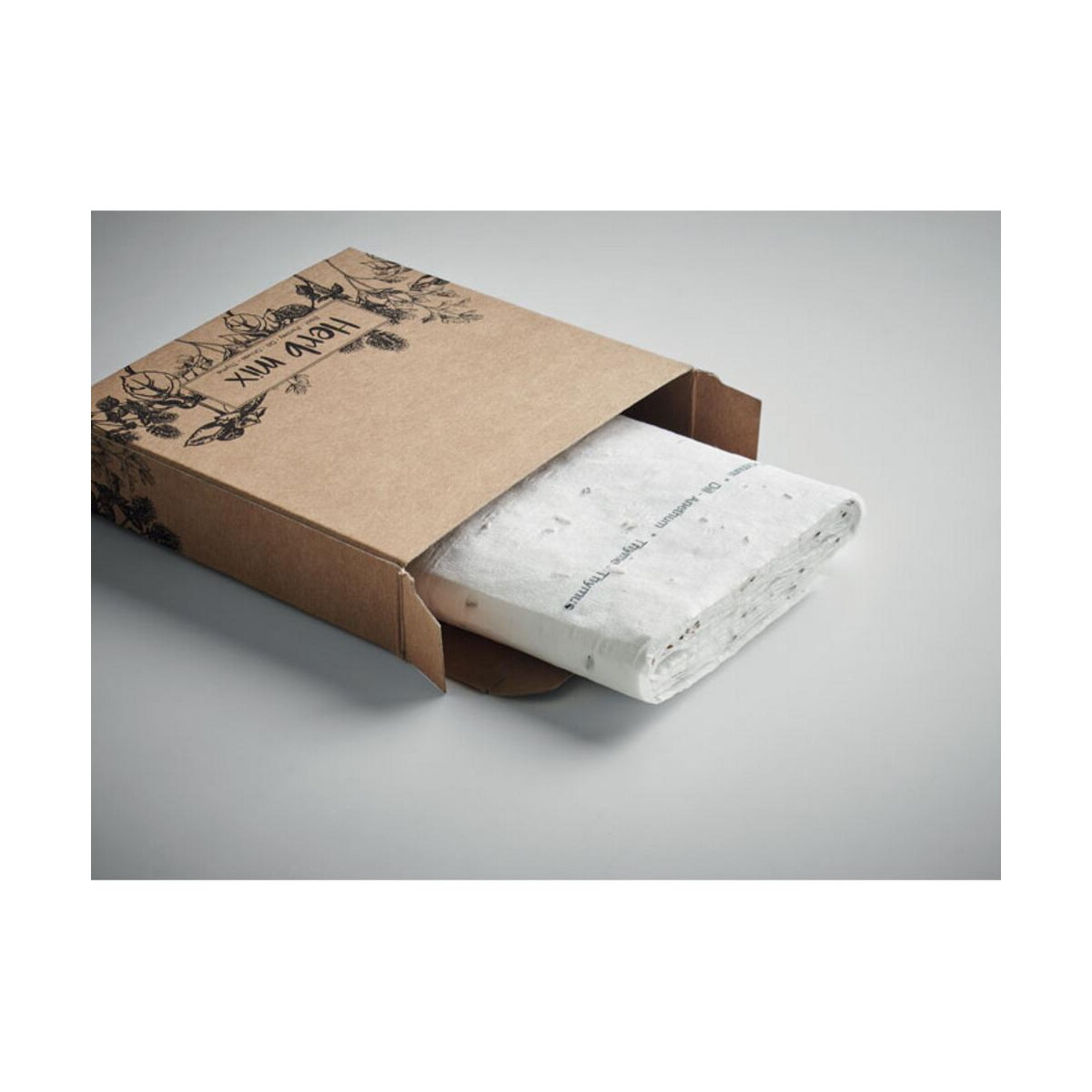 Gadżety do ogrodu z logo – taśma z nasionami ziół roll mo6926-13-detail Taśma z nasionami ziół ROLL mo6926-13-detail