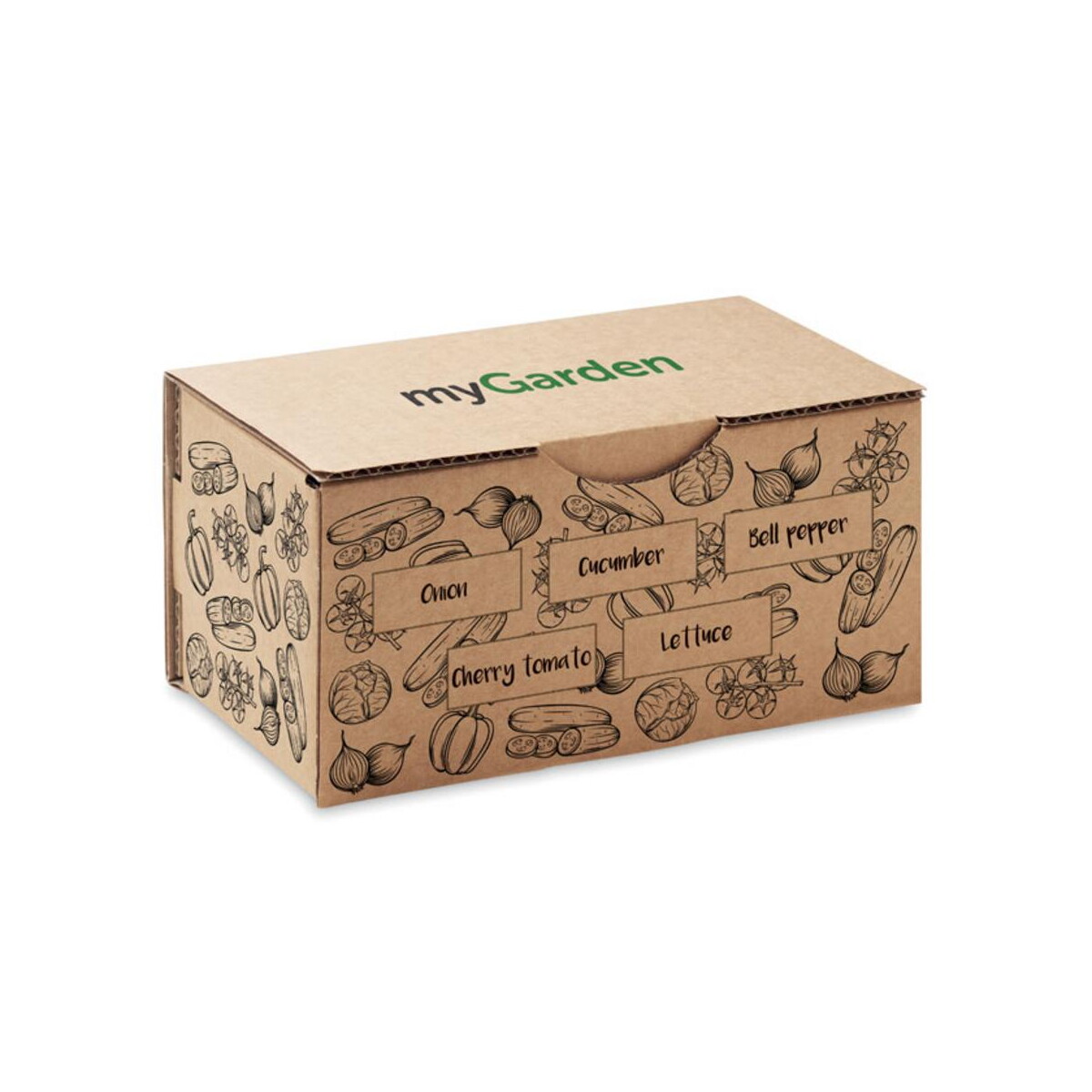 Gadżety do ogrodu z logo – zestaw do uprawy sałaty salad mo6499-13-print Zestaw do uprawy sałaty SALAD mo6499-13-print