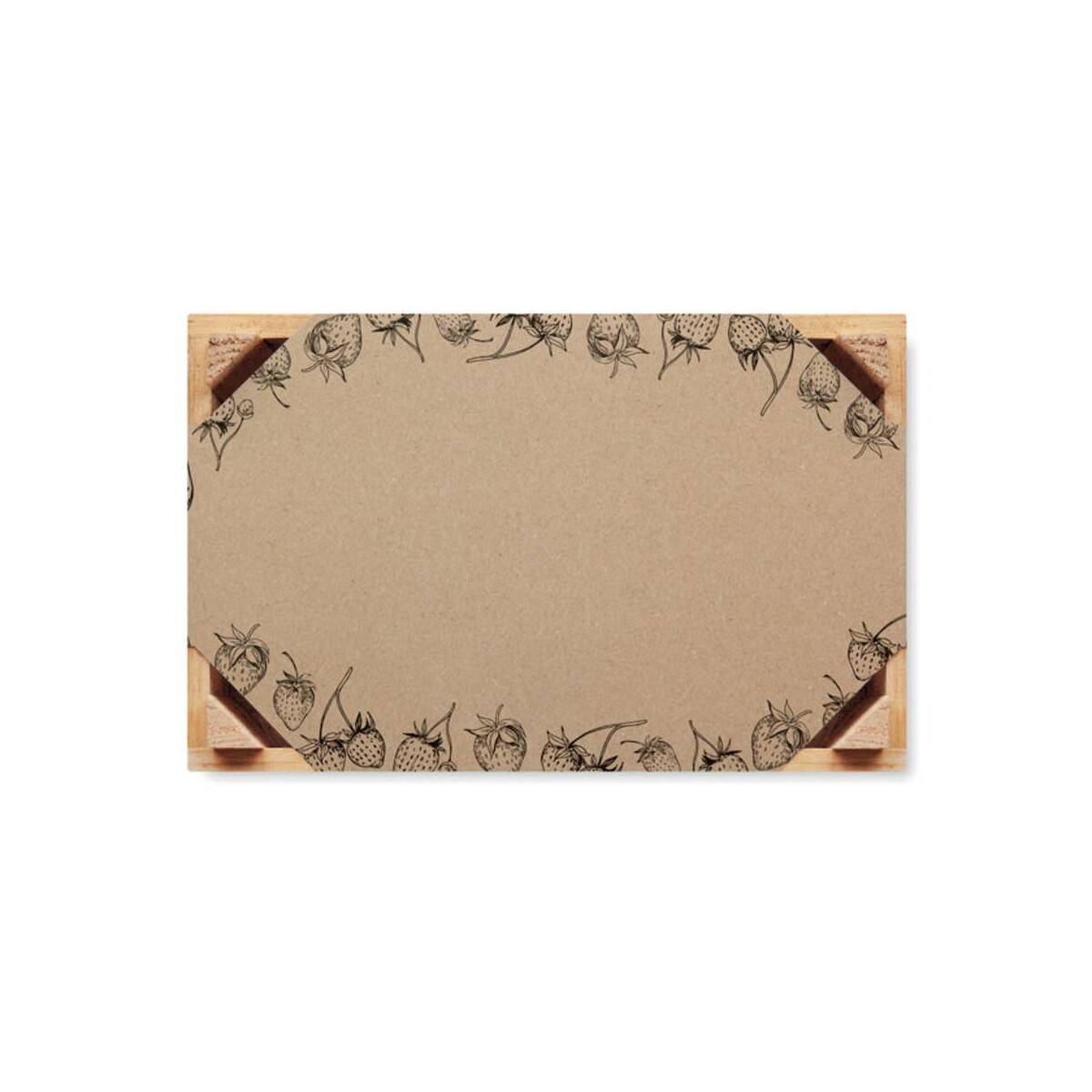 Gadżety do ogrodu z logo – zestaw do uprawy truskawek strawberry mo6506-40-back Zestaw do uprawy truskawek STRAWBERRY mo6506-40-back