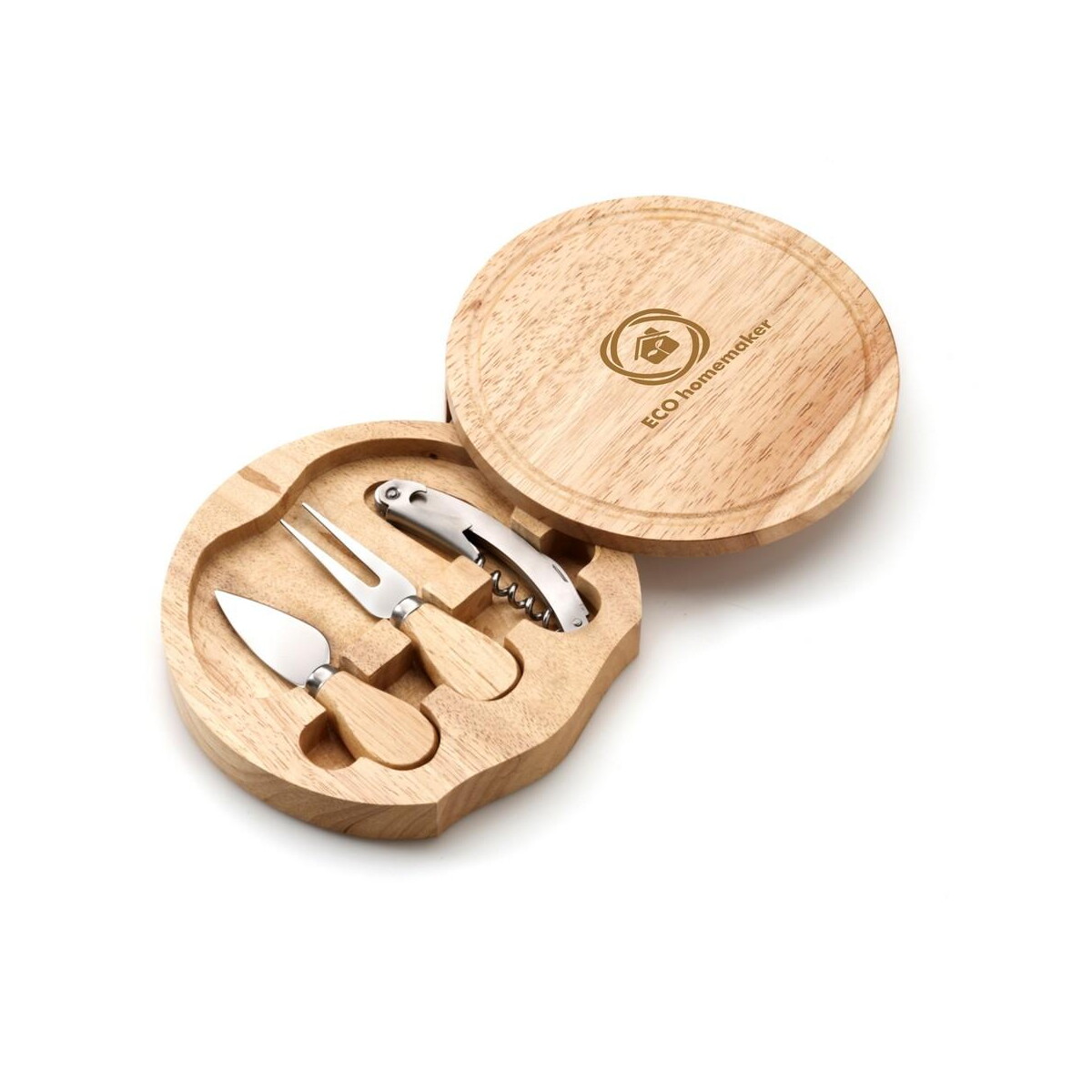 Gadżety do serwowania z logo – zestaw do sera, 3 el. V5094-00_ILG01 Zestaw do sera, 3 el. V5094-00_ILG01