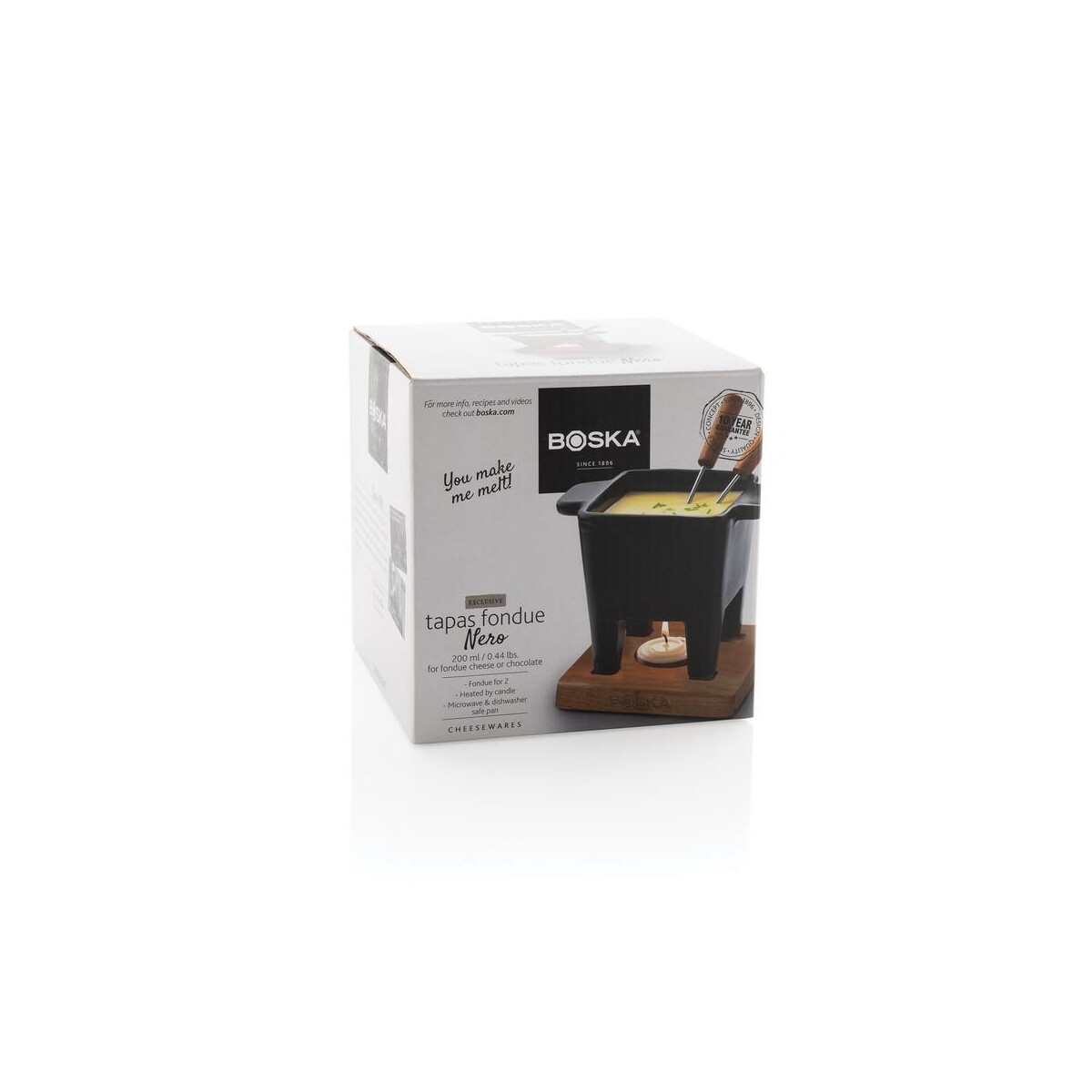 Gadżety do serwowania z logo – zestaw do serwowania fondue boska tapas fondue nero VSB13-03__P_501 Zestaw do serwowania fondue BOSKA Tapas Fondue Nero VSB13-03__P_501