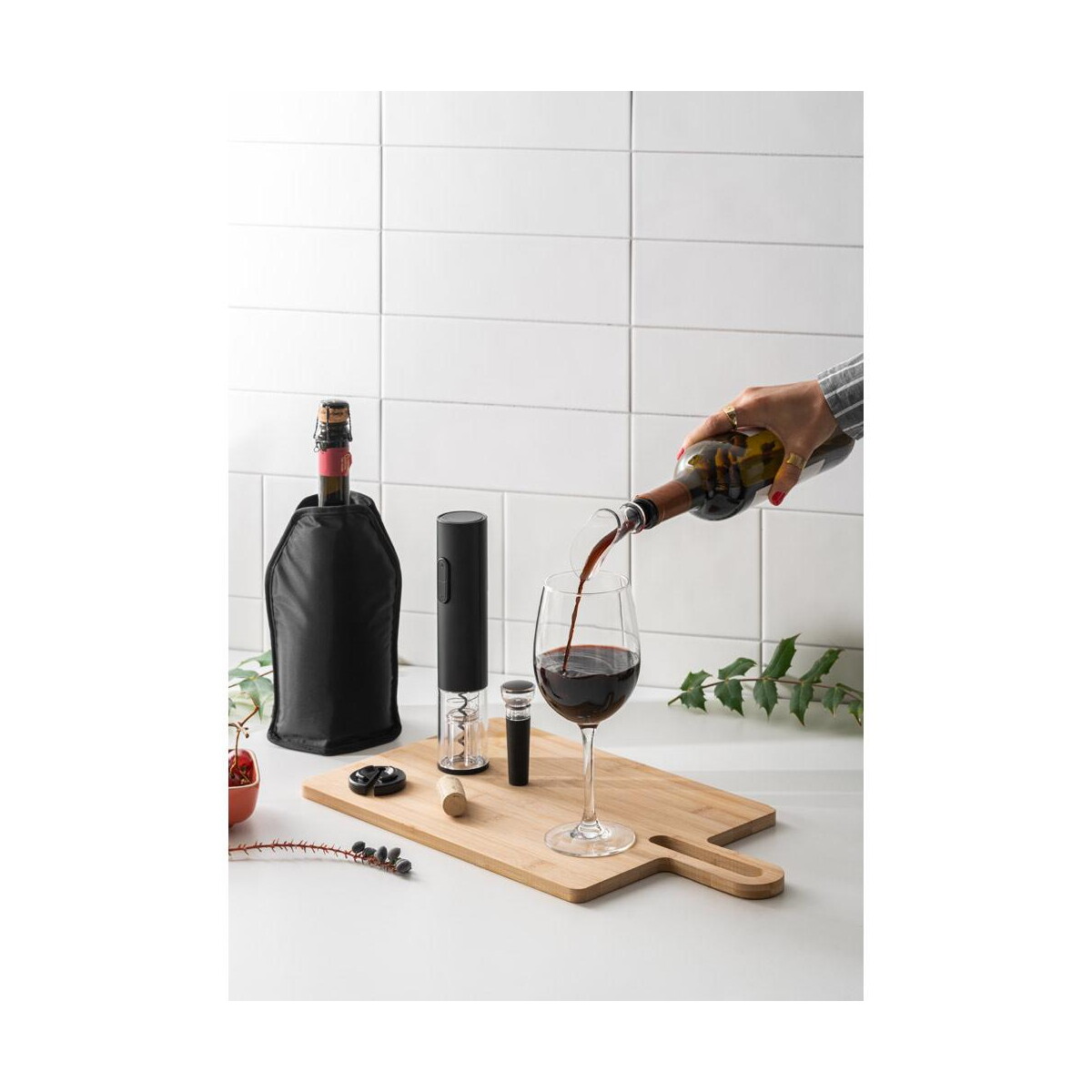 Gadżety do wina z logo – blend. nylonowy rękaw chłodzący 94247_amb BLEND. Nylonowy rękaw chłodzący 94247_amb
