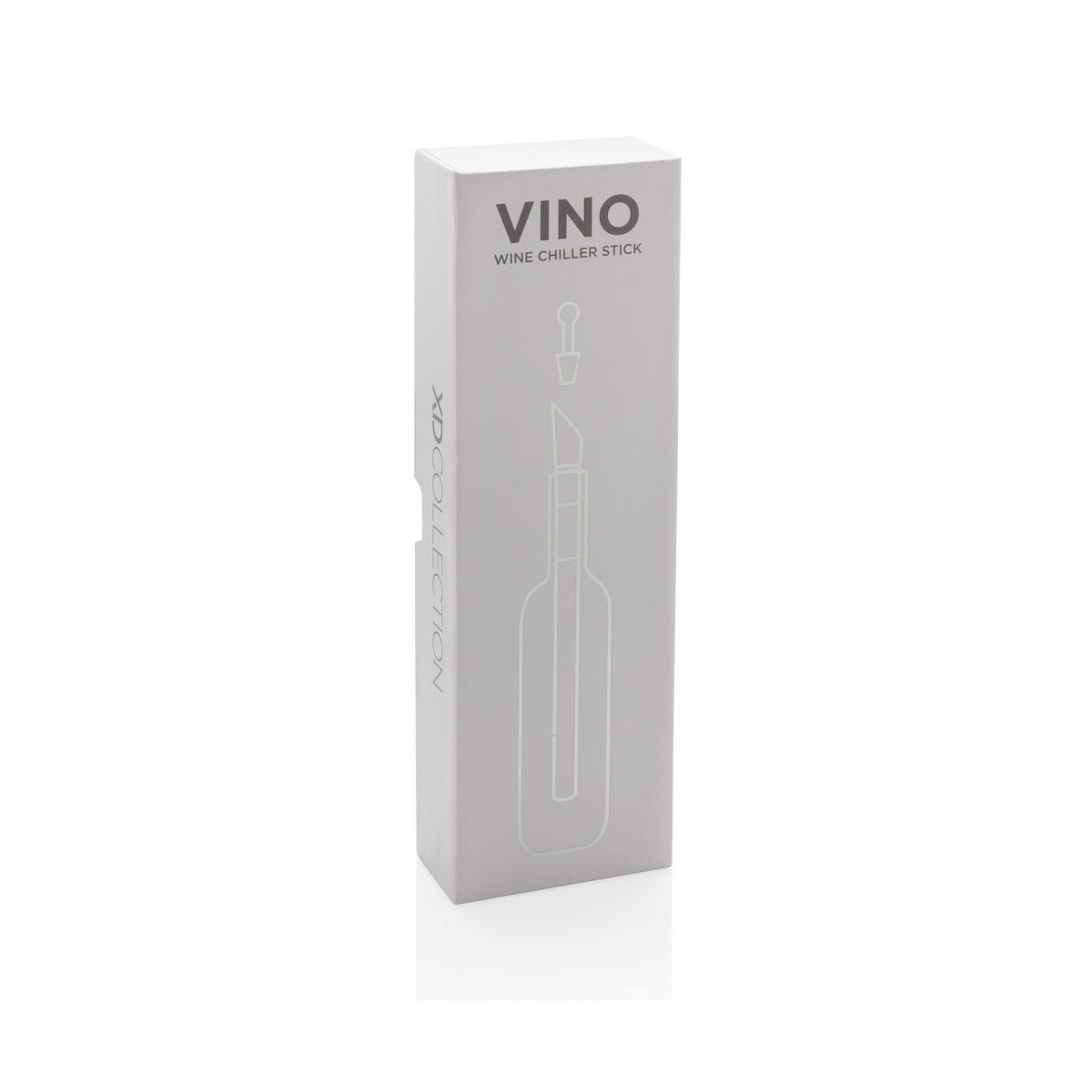 Gadżety do wina z logo – schładzacz do wina vino, nalewak z aeratorem P911.062__P_501 Schładzacz do wina Vino, nalewak z aeratorem P911.062__P_501