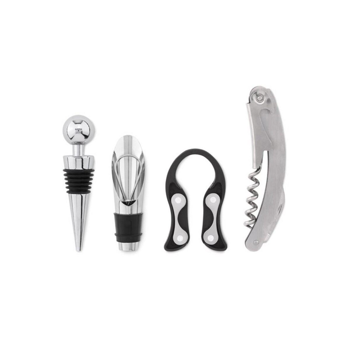 Gadżety do wina z logo – zestaw do wina bota mo9523-40b Zestaw do wina BOTA mo9523-40b