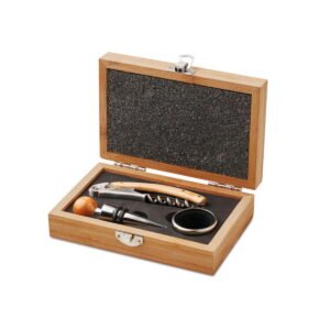 Zestaw do wina w bambusowym pu SONOMA mo8147-40