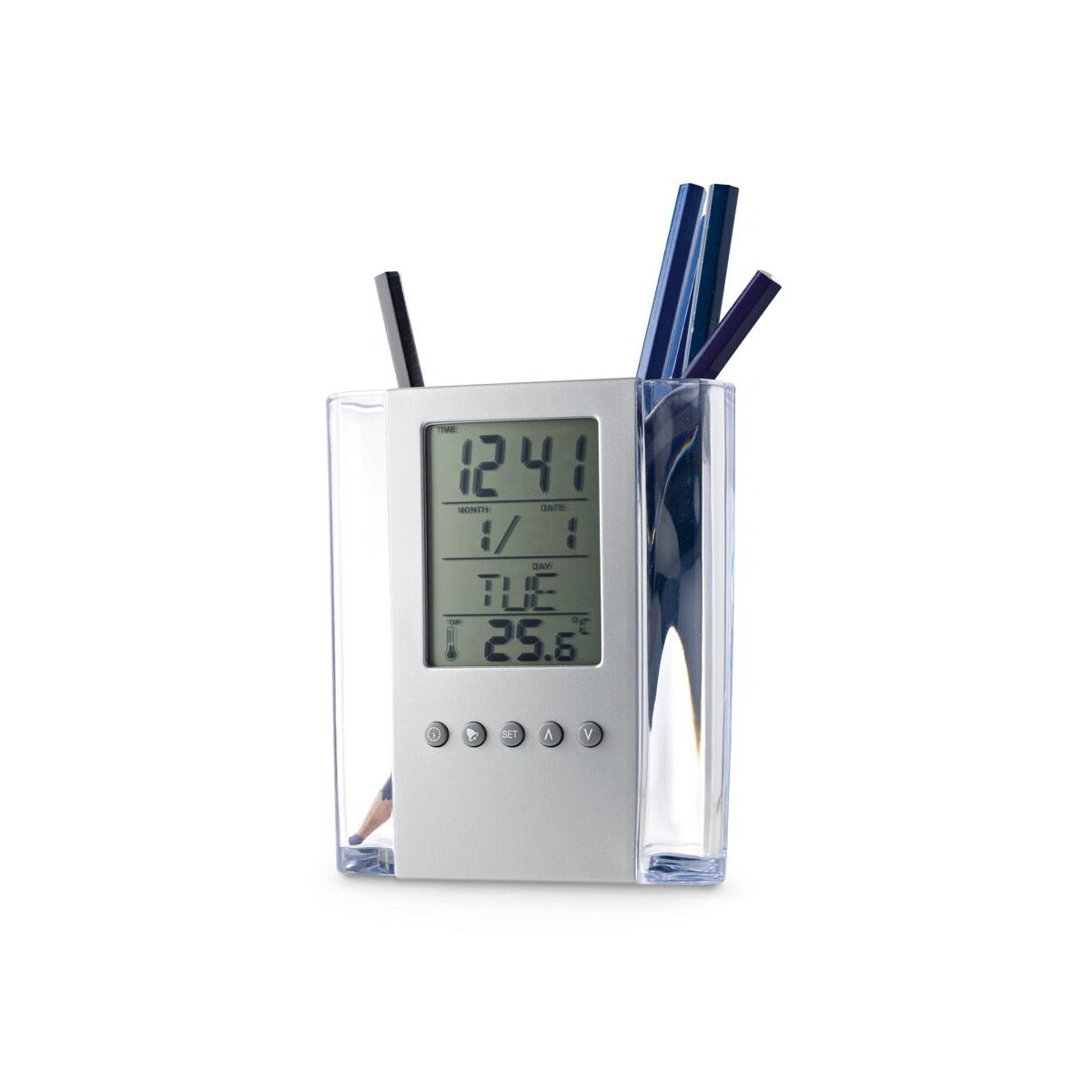 EDEM. Uchwyt na długopis z akrylowym ekranem LCD 97065_set