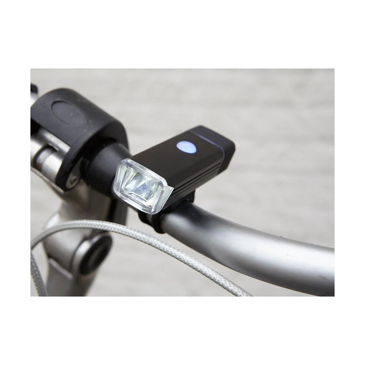 Gadżety rowerowe z logo – lampka rowerowa cob V9734_A Lampka rowerowa COB V9734_A