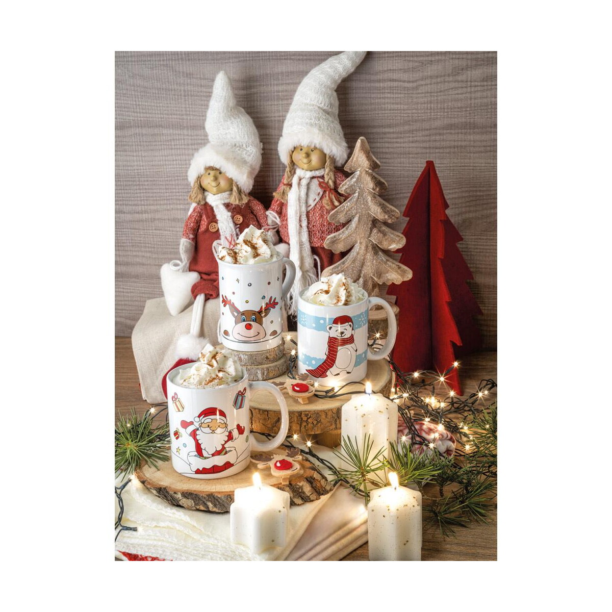 Gadżety świąteczne z logo – avoriaz. kubek 93839_amb AVORIAZ. Kubek 93839_amb