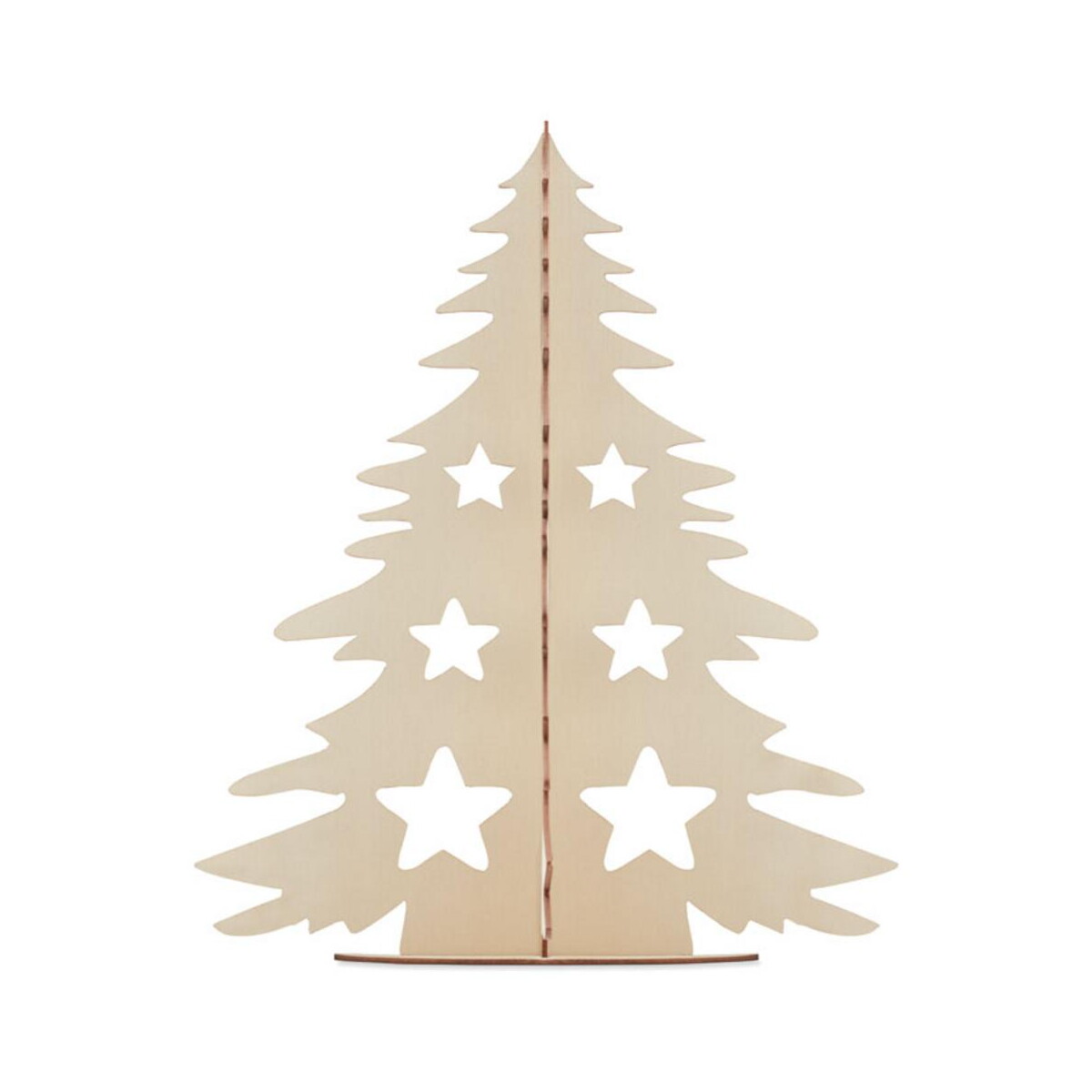 Gadżety świąteczne z logo – drewniana choinka diy tree and paint cx1493-40-back Drewniana choinka DIY TREE AND PAINT cx1493-40-back