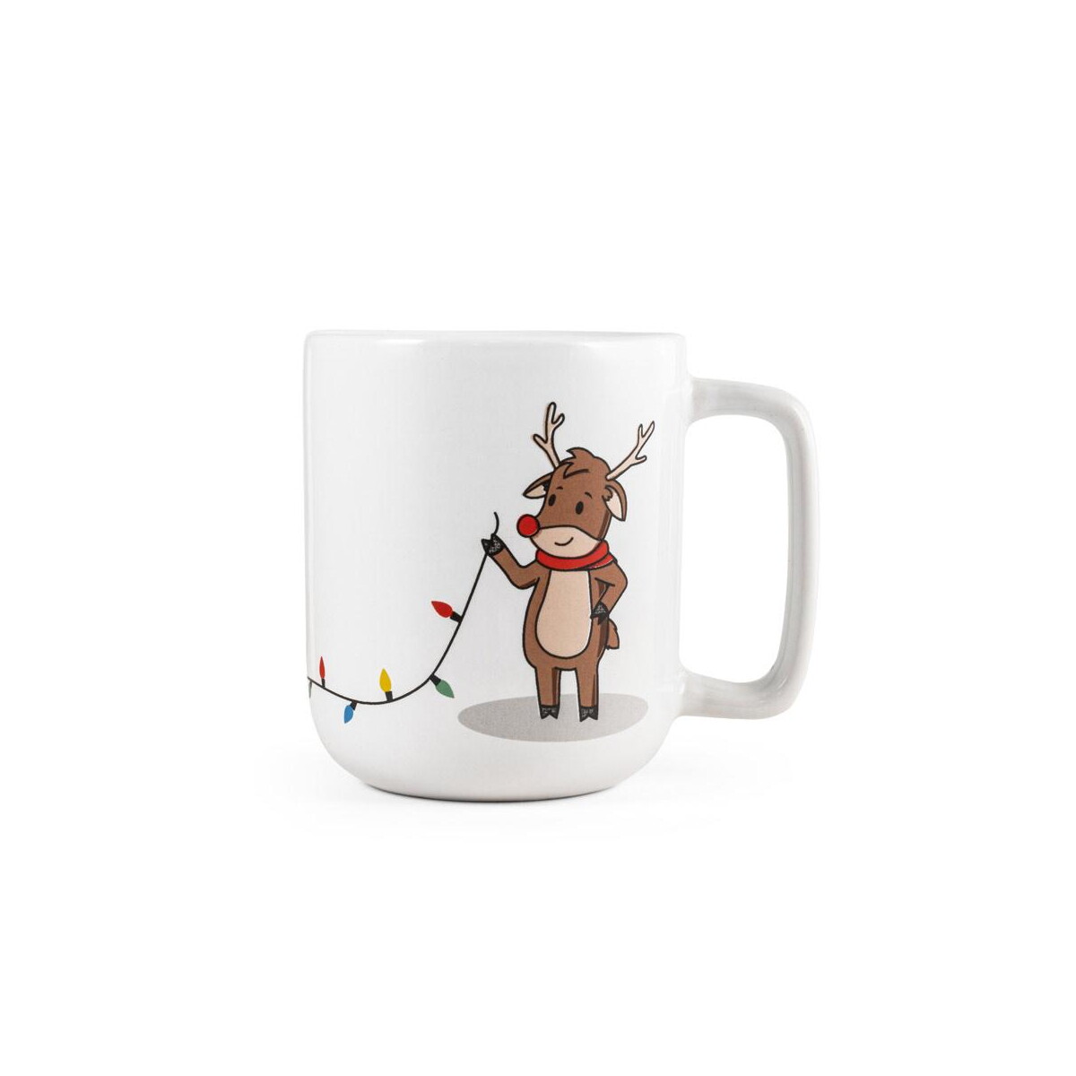 Gadżety świąteczne z logo – reindeer. kubek z nadrukiem świątecznym 330 ml 94282_106-a REINDEER. Kubek z nadrukiem świątecznym 330 ml 94282_106-a