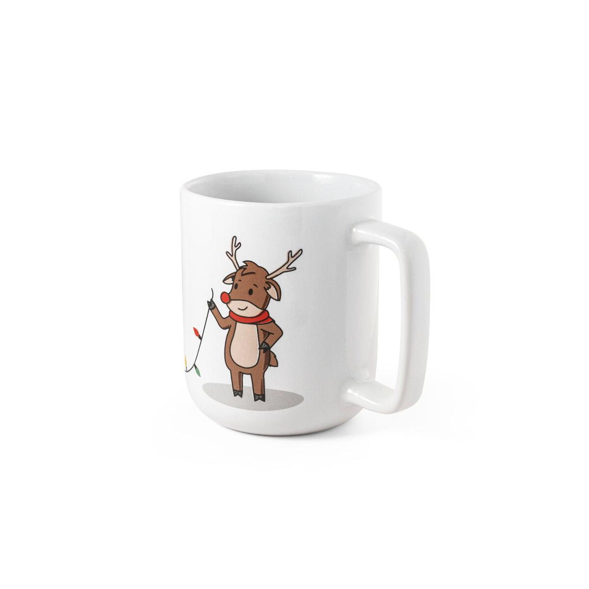 Gadżety świąteczne z logo – reindeer. kubek z nadrukiem świątecznym 330 ml 94282_106 REINDEER. Kubek z nadrukiem świątecznym 330 ml 94282_106
