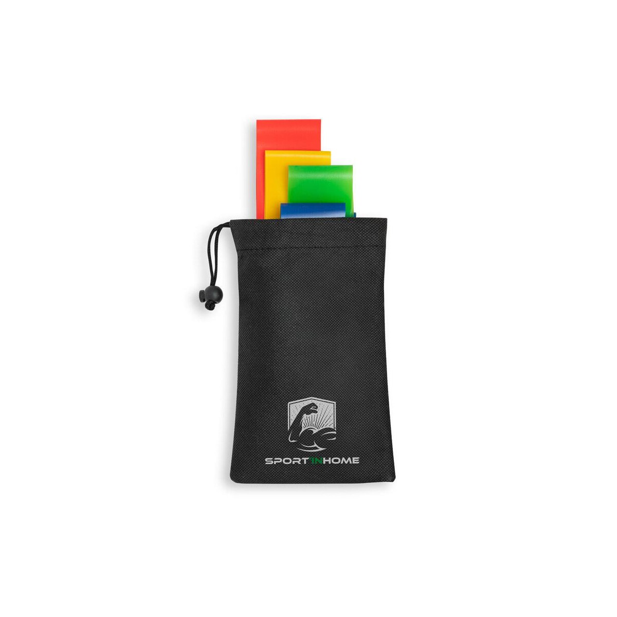 Gadżety treningowe z logo – burpee. zestaw gum z pokrowcem z non-woven 99970_103-a-logo BURPEE. Zestaw gum z pokrowcem z non-woven 99970_103-a-logo