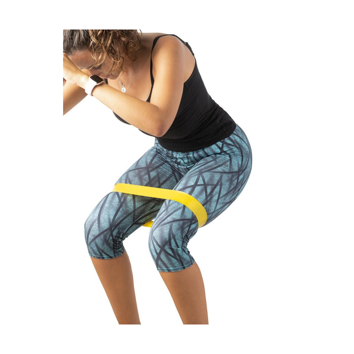 Gadżety treningowe z logo – burpee. zestaw gum z pokrowcem z non-woven 99970_103-c BURPEE. Zestaw gum z pokrowcem z non-woven 99970_103-c