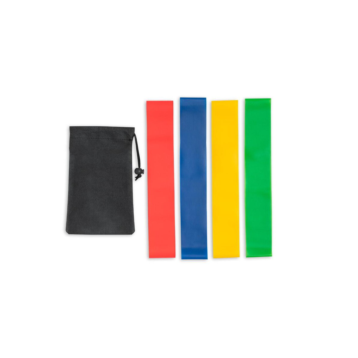 Gadżety treningowe z logo – burpee. zestaw gum z pokrowcem z non-woven 99970_103 BURPEE. Zestaw gum z pokrowcem z non-woven 99970_103