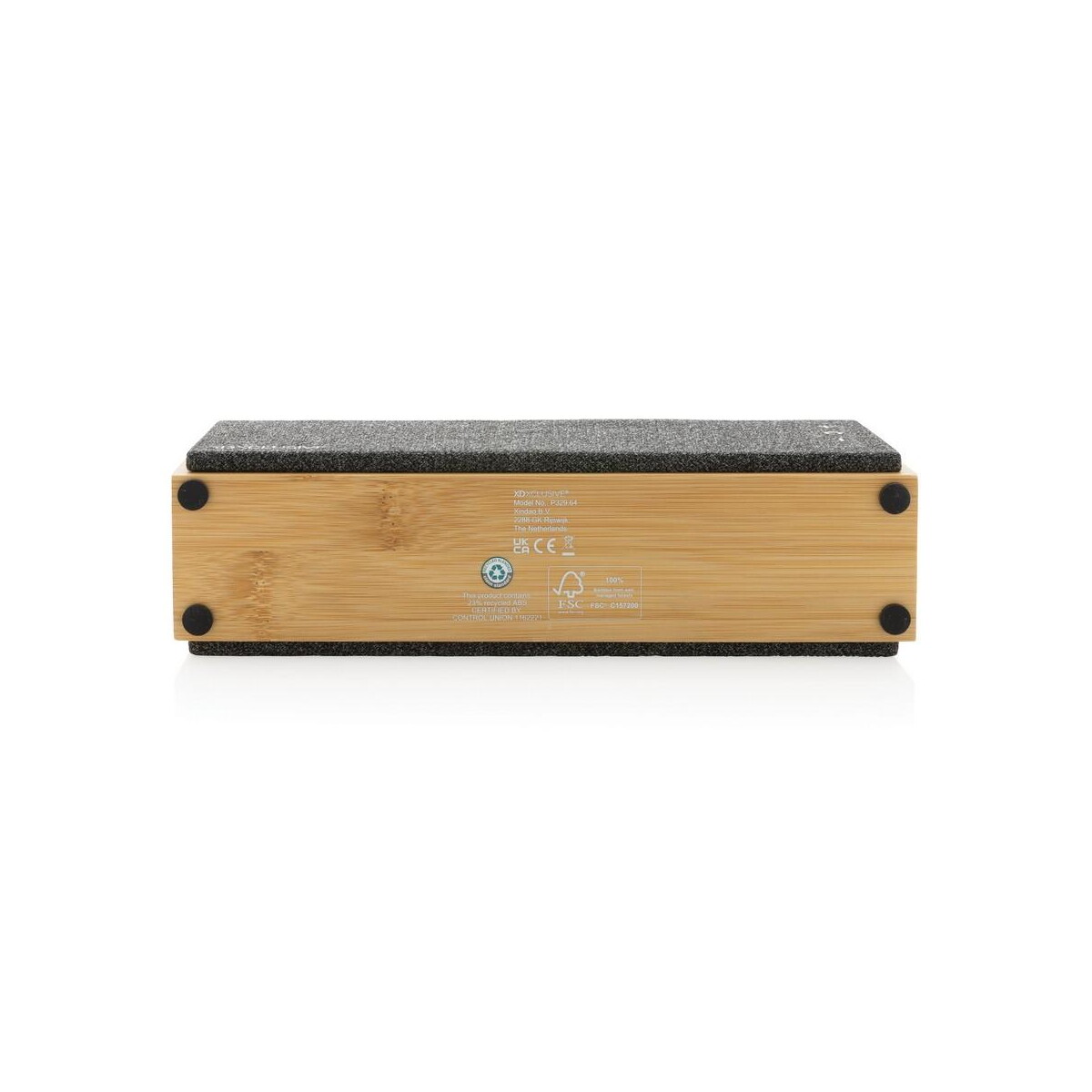 Głośniki z logo – bambusowy głośnik bezprzewodowy 10w wynn P329.649__B_5 Bambusowy głośnik bezprzewodowy 10W Wynn P329.649__B_5