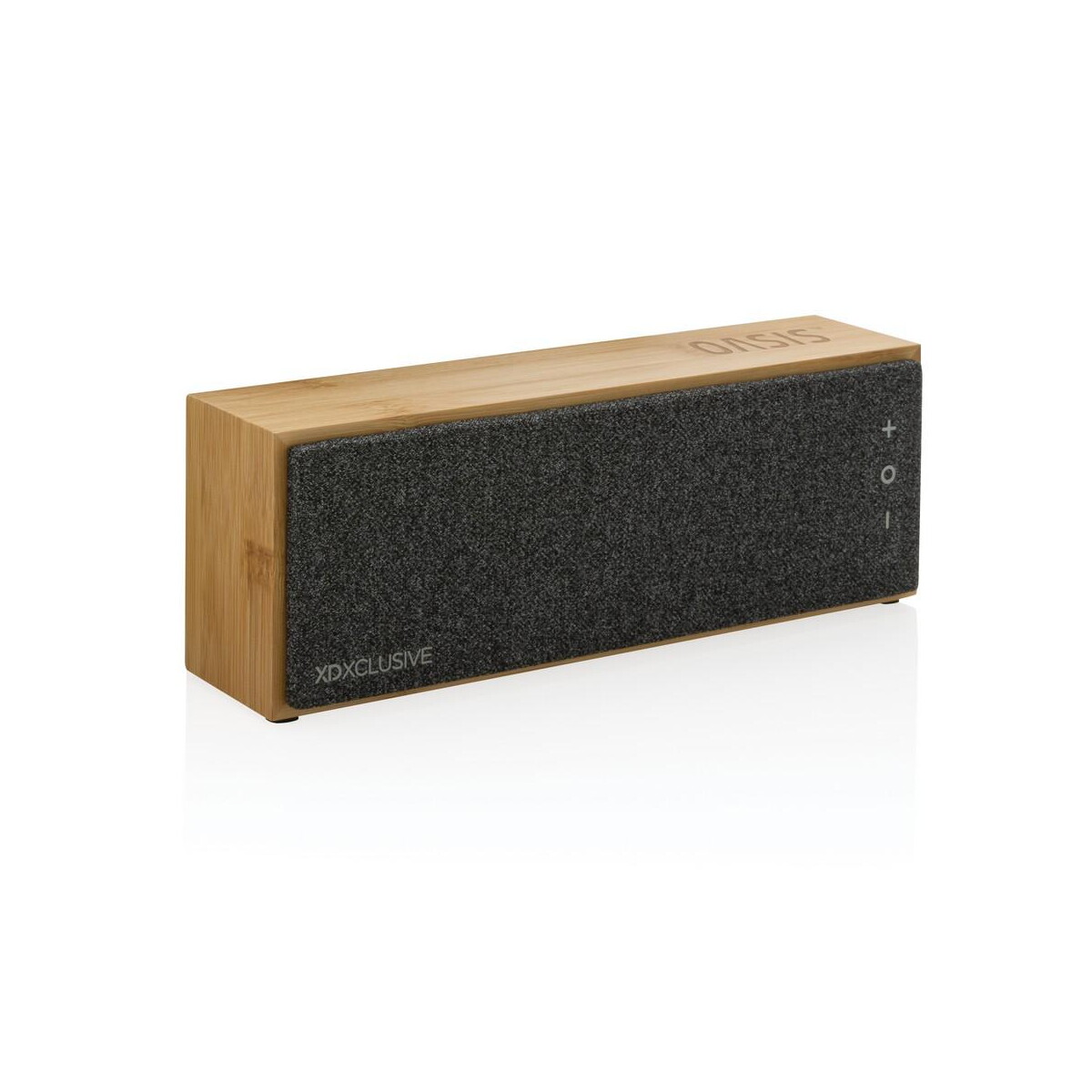 Głośniki z logo – bambusowy głośnik bezprzewodowy 10w wynn P329.649__D_100 Bambusowy głośnik bezprzewodowy 10W Wynn P329.649__D_100