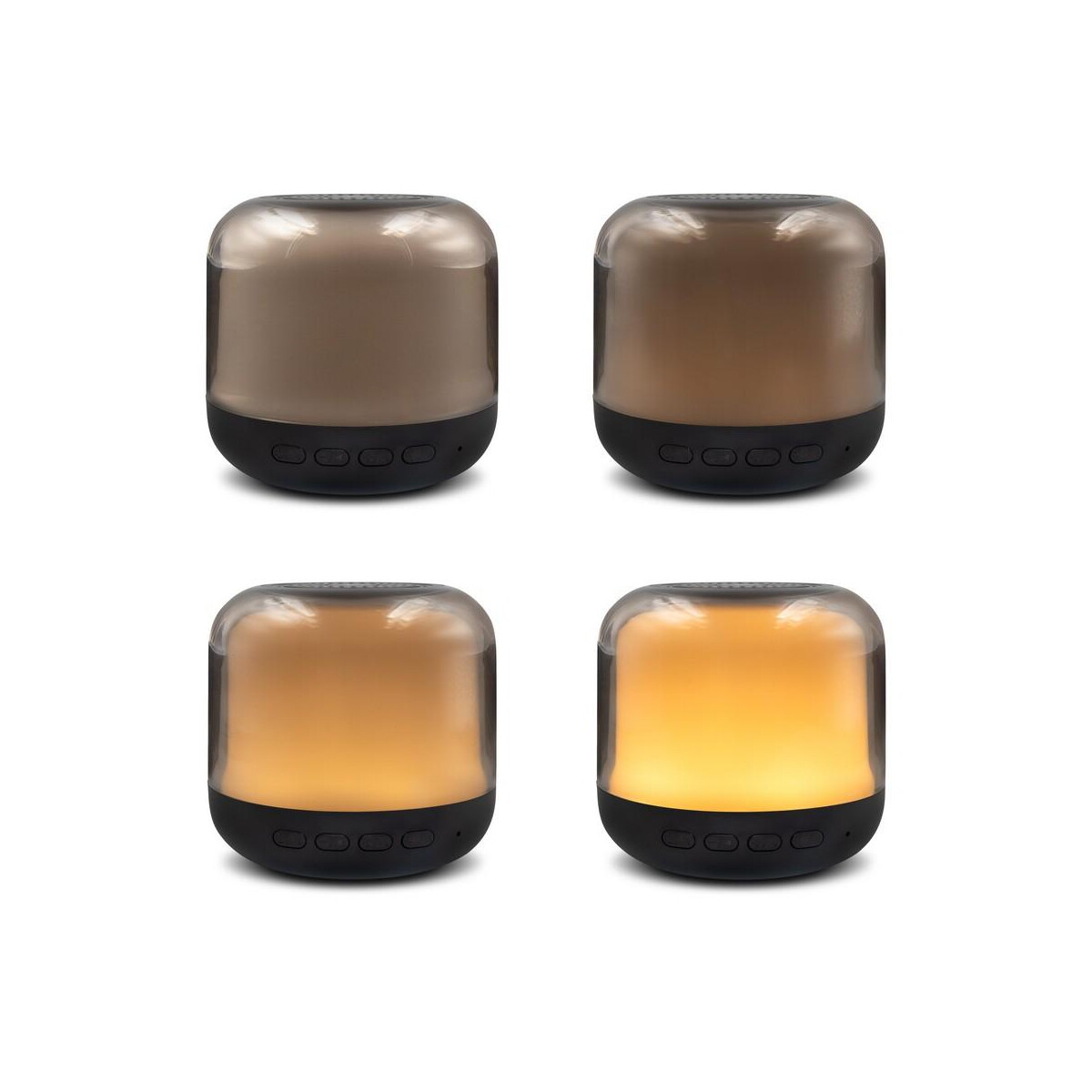 Głośniki z logo – głośnik bezprzewodowy 5w, lampka rgb | seamus V0049-03_AAA04 Głośnik bezprzewodowy 5W, lampka RGB | Seamus V0049-03_AAA04