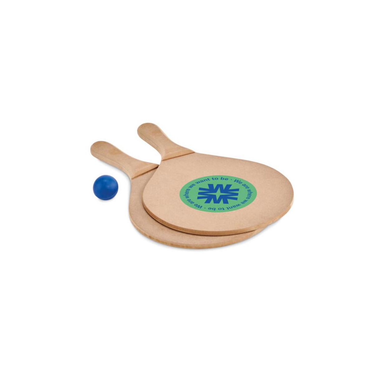 Gry plażowe z logo – zestaw do tenisa plażowego raquet mo6829-40-print Zestaw do tenisa plażowego RAQUET mo6829-40-print