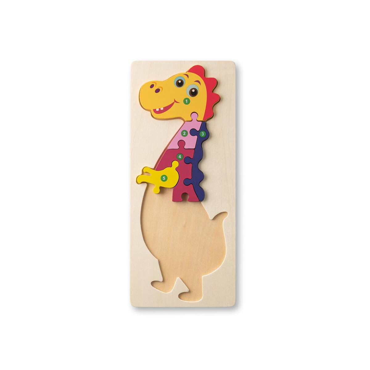 Gry z logo – diplodoco. puzzle w kształcie dinozaura ze sklejki sosnowej 98003_150-d DIPLODOCO. Puzzle w kształcie dinozaura ze sklejki sosnowej 98003_150-d