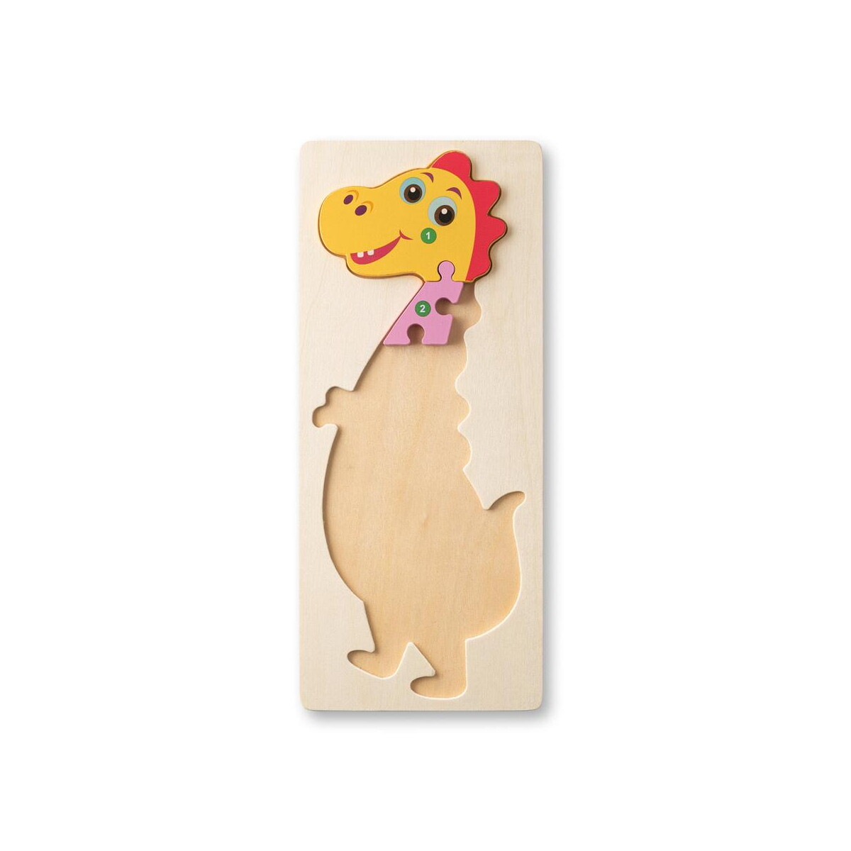 Gry z logo – diplodoco. puzzle w kształcie dinozaura ze sklejki sosnowej 98003_150-e DIPLODOCO. Puzzle w kształcie dinozaura ze sklejki sosnowej 98003_150-e