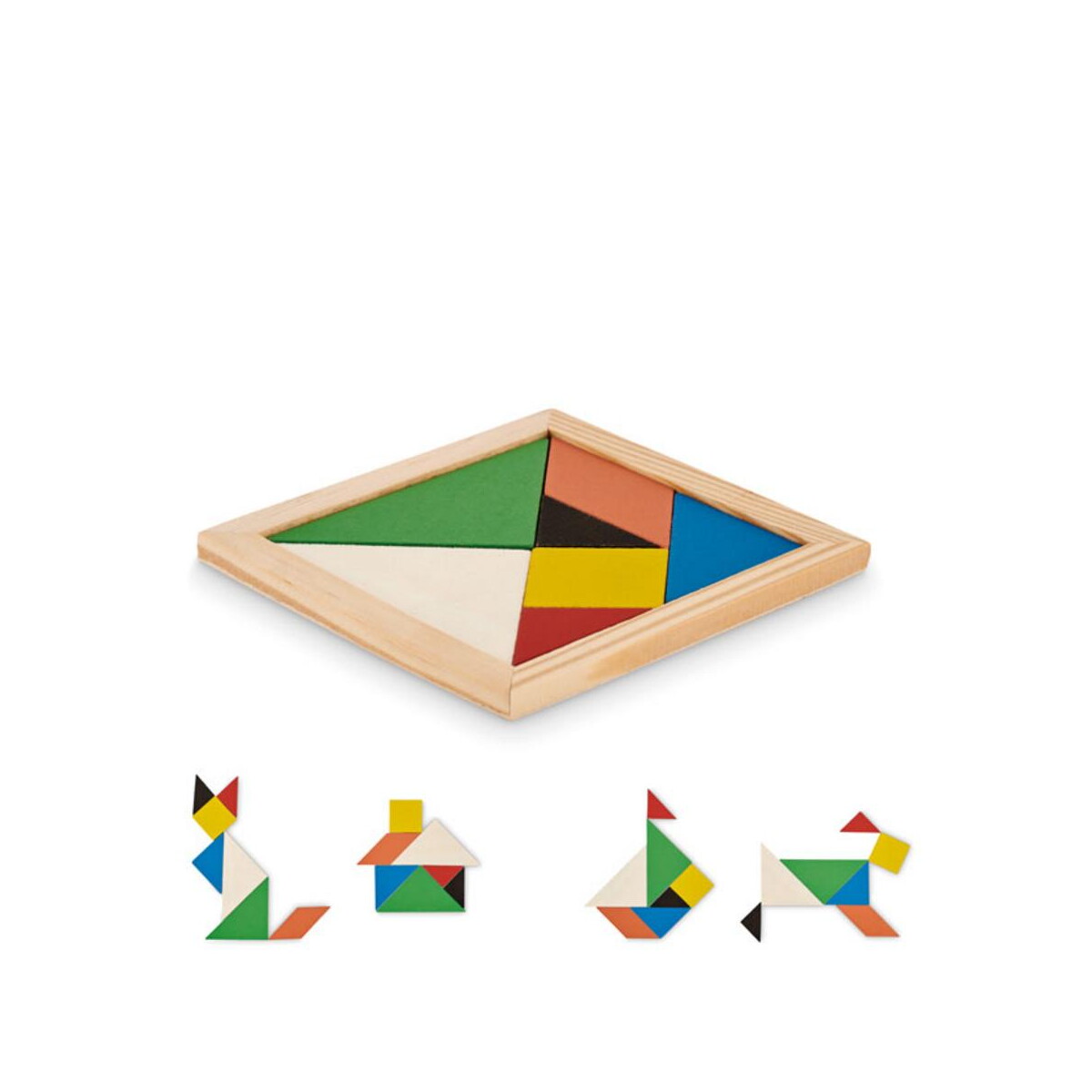Drewniane puzzle Tangram TANGRAM mo6693-40