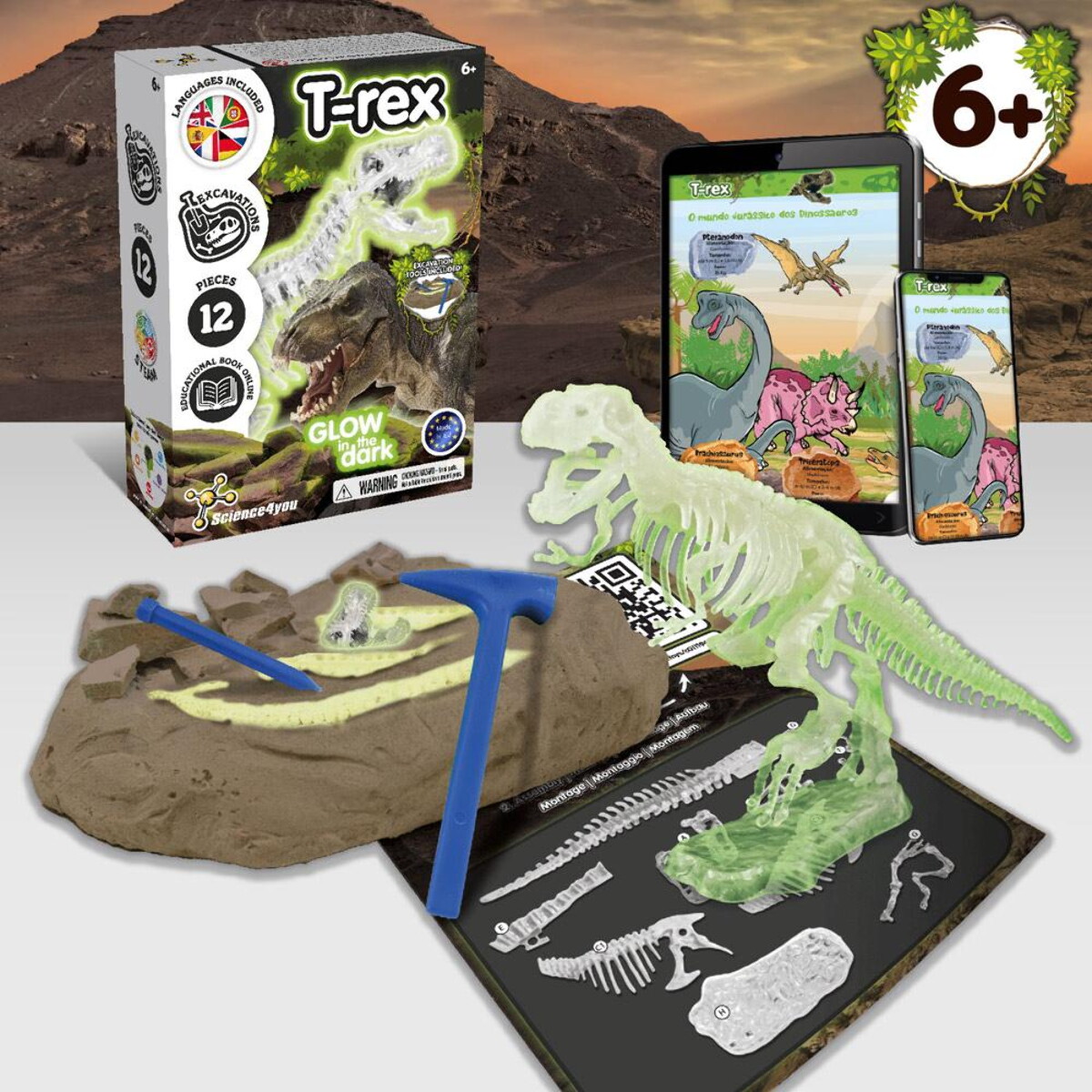 Gry z logo – fossil excavation kit i. gra edukacyjna dla dzieci 35818_100-b Fossil Excavation Kit I. Gra edukacyjna dla dzieci 35818_100-b