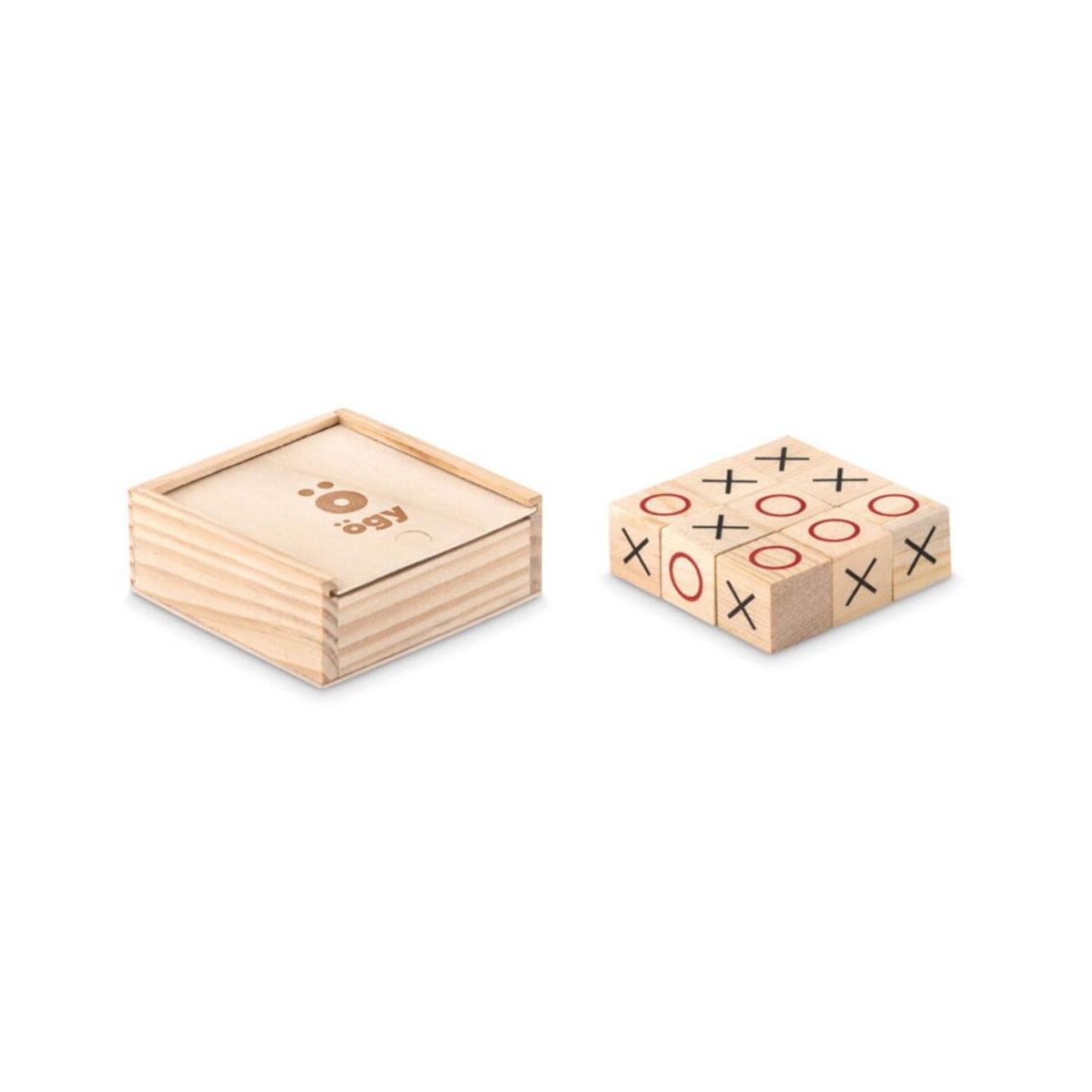 Gry z logo – gra drewniana tic tac toe mo9493-40-print Gra drewniana TIC TAC TOE mo9493-40-print