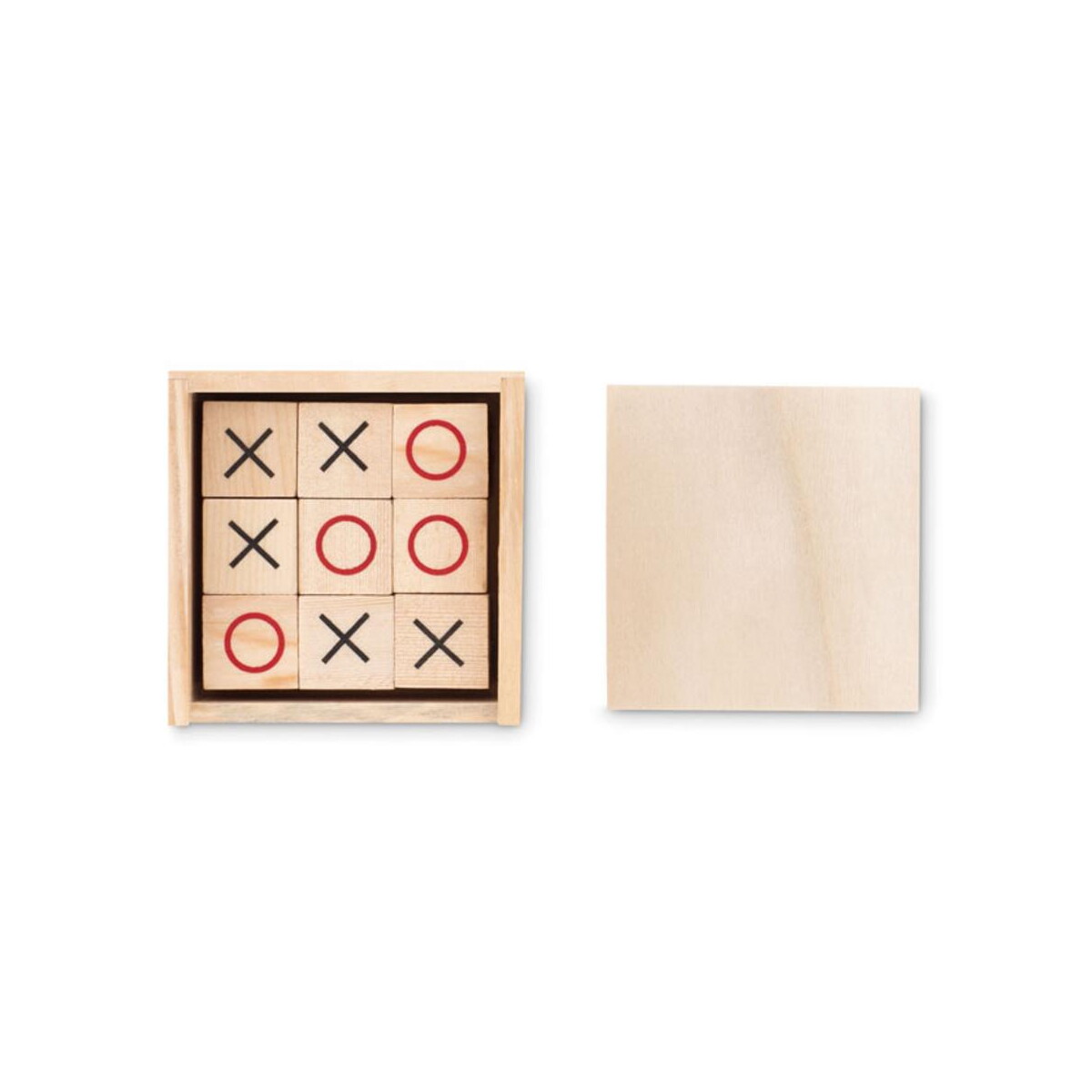 Gry z logo – gra drewniana tic tac toe mo9493-40a Gra drewniana TIC TAC TOE mo9493-40a