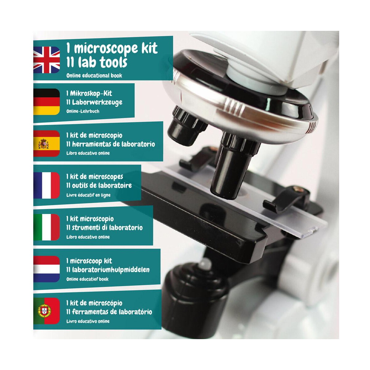 Gry z logo – microscope 35865_100-b MICROSCOPE 35865_100-b